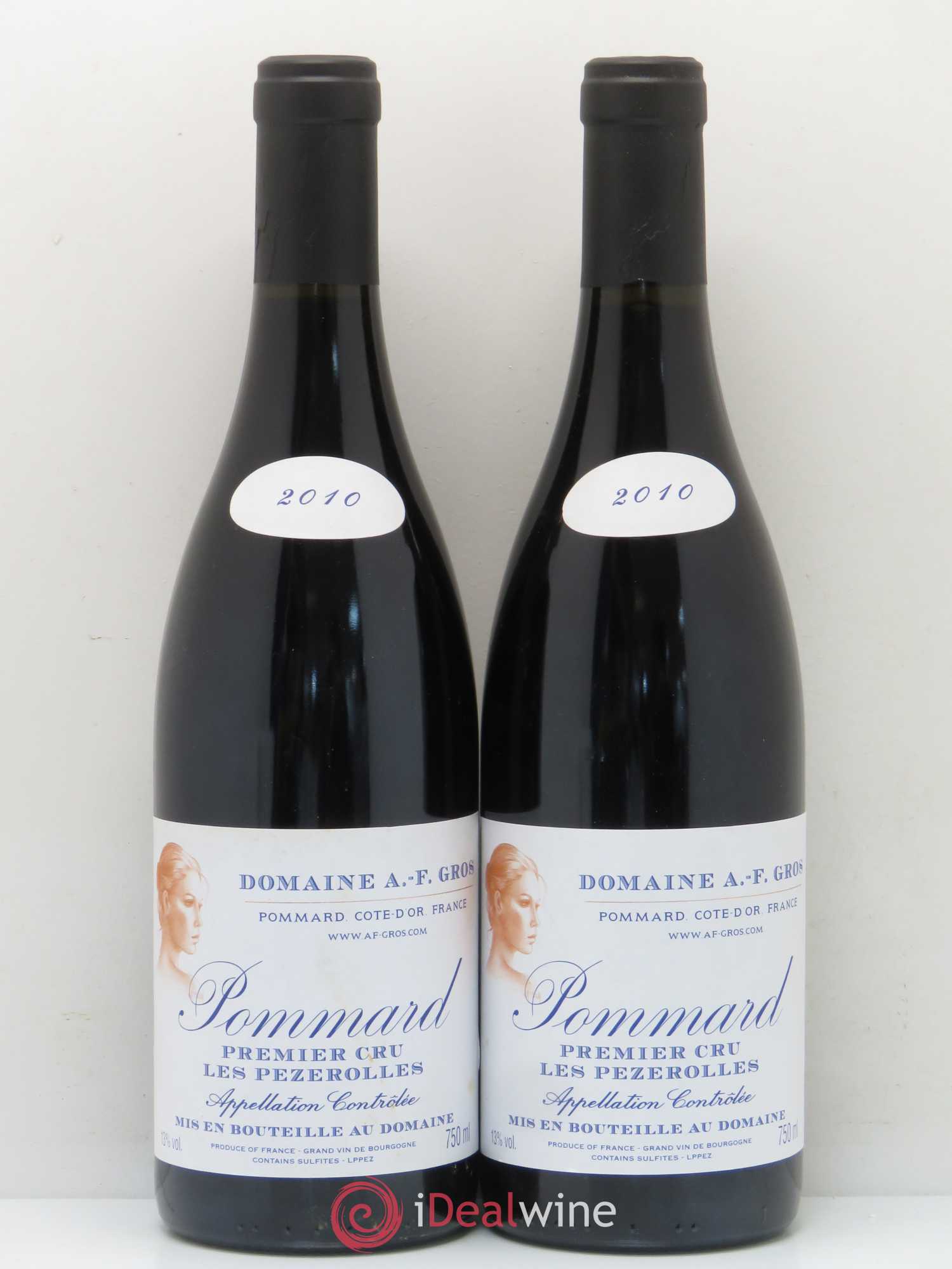 Pommard 1er Cru Les Pézerolles A.-F. Gros 2010 - Lot de 2 bouteilles - 0