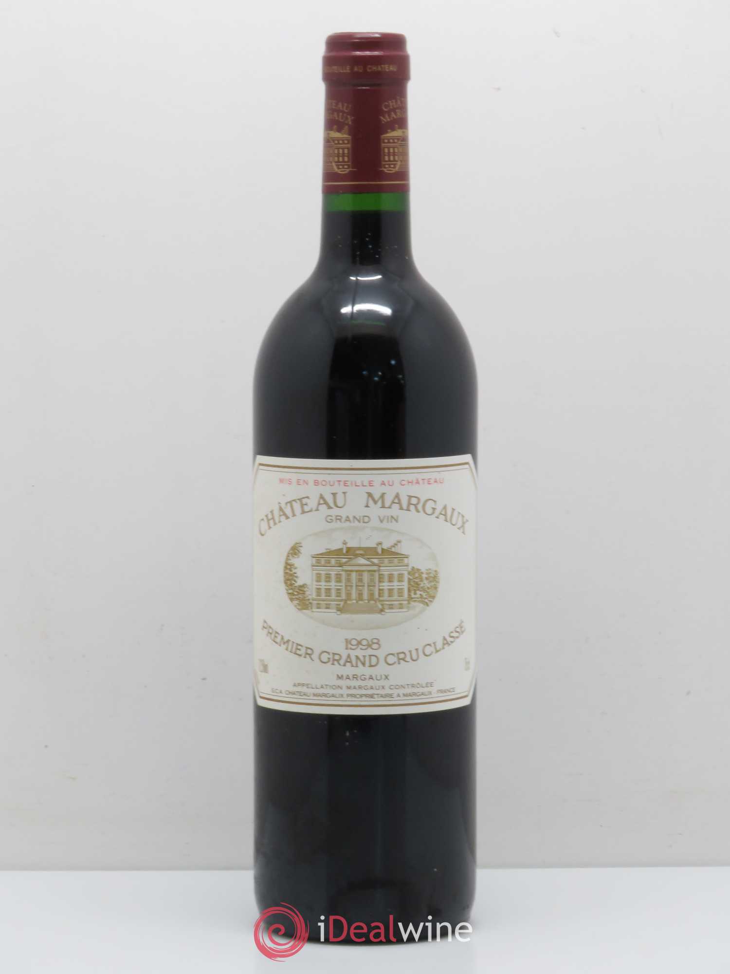 Château Margaux 1er Grand Cru Classé 1998 - Lot de 1 bouteille - 0