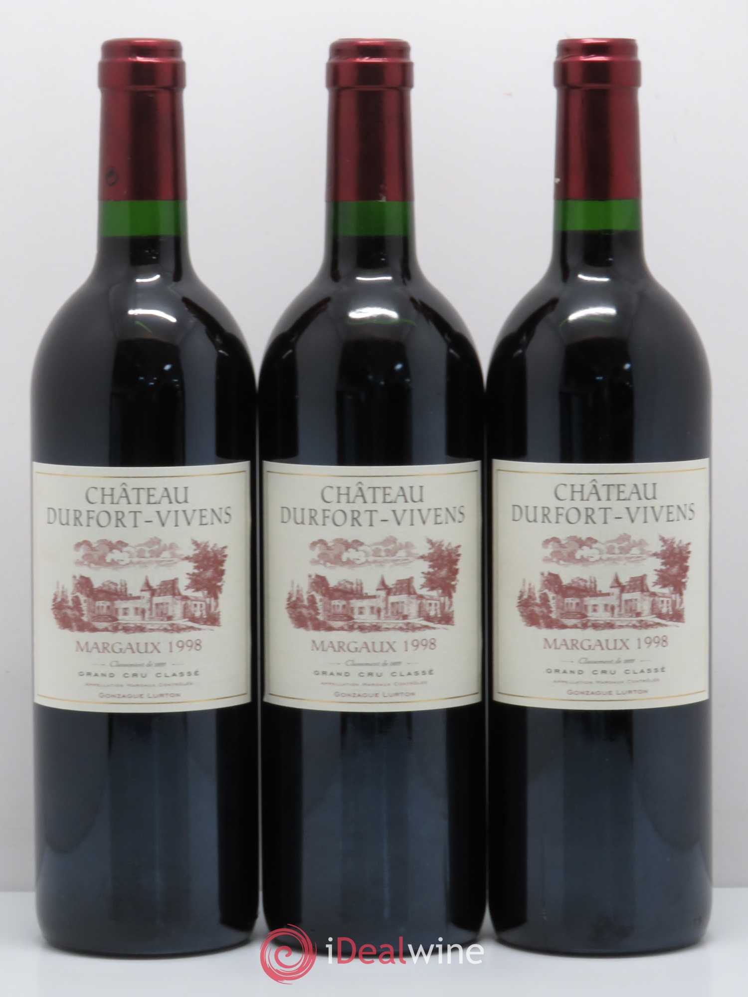 Château Durfort Vivens 2ème Grand Cru Classé 1998 - Lot de 12 bouteilles - 4