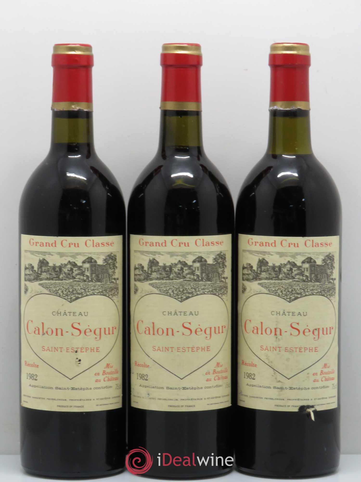 Château Calon Ségur 3ème Grand Cru Classé 1982 - Lot de 12 bouteilles - 3