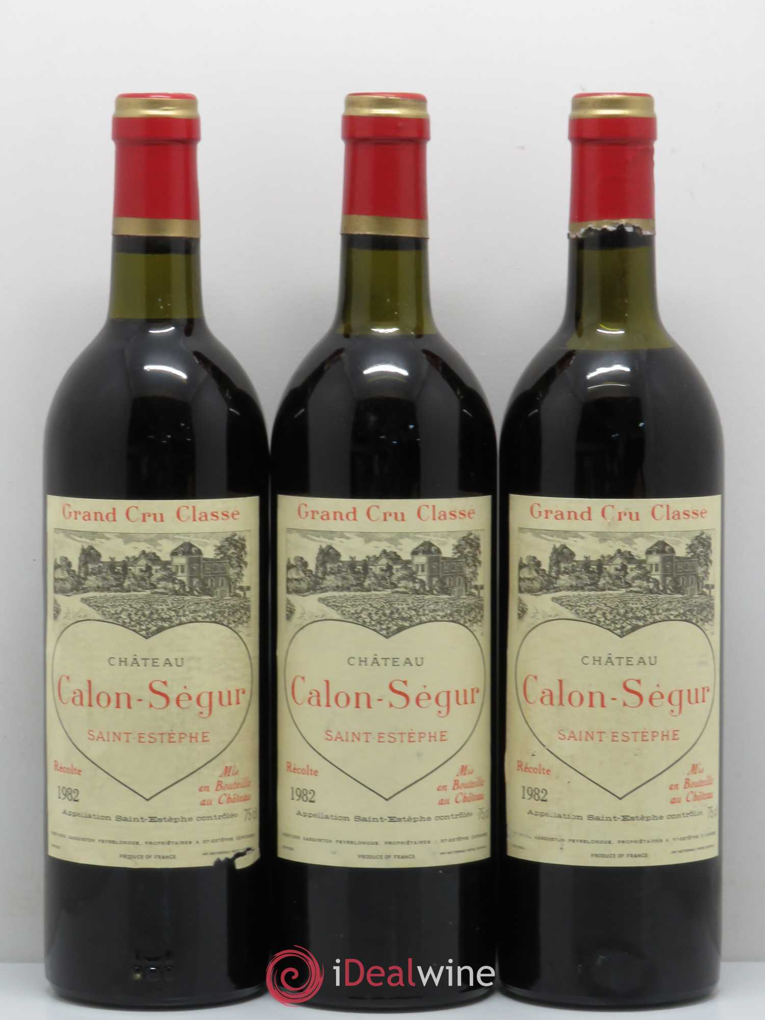 Château Calon Ségur 3ème Grand Cru Classé 1982 - Lot de 12 bouteilles - 4