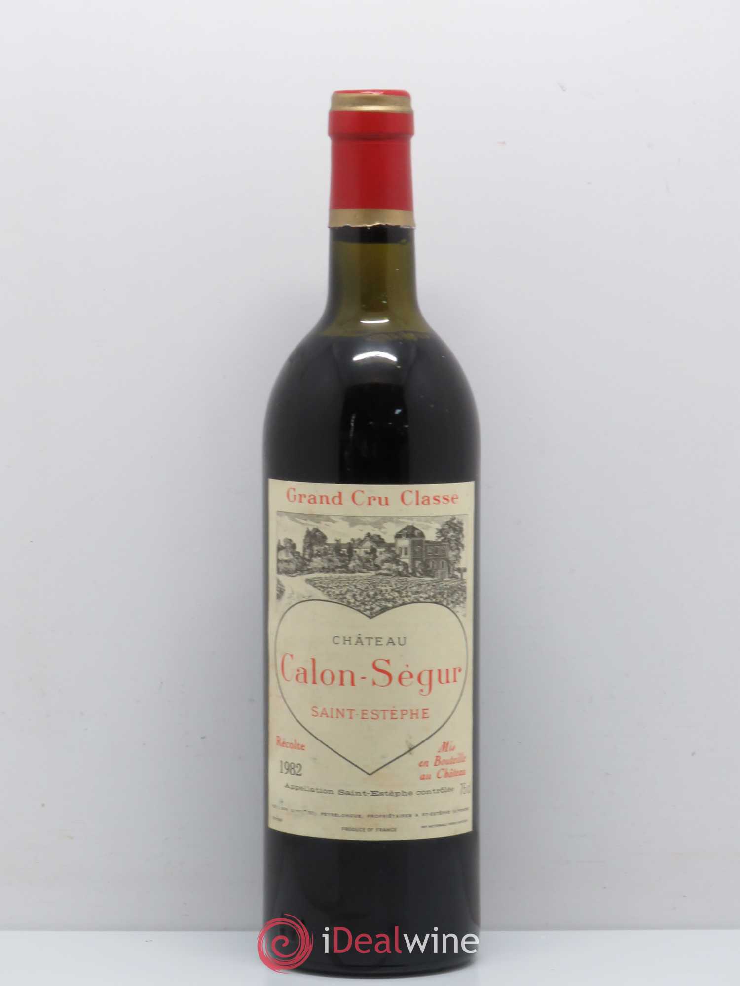 Château Calon Ségur 3ème Grand Cru Classé 1982 - Lot de 1 bouteille - 0
