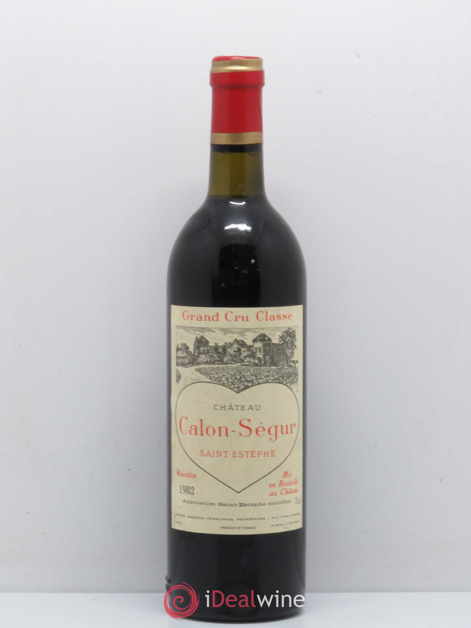 Château Calon Ségur 3ème Grand Cru Classé 1982 - Lot de 1 bouteille - 0