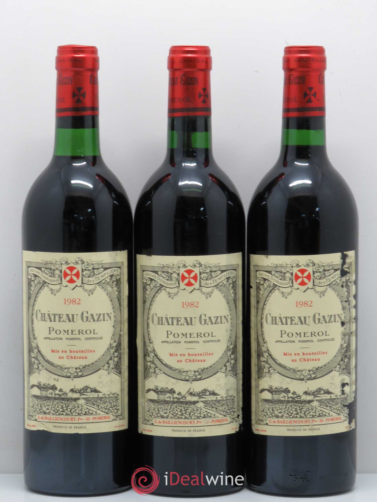 Château Gazin 1982 - Lot de 12 bouteilles - 1