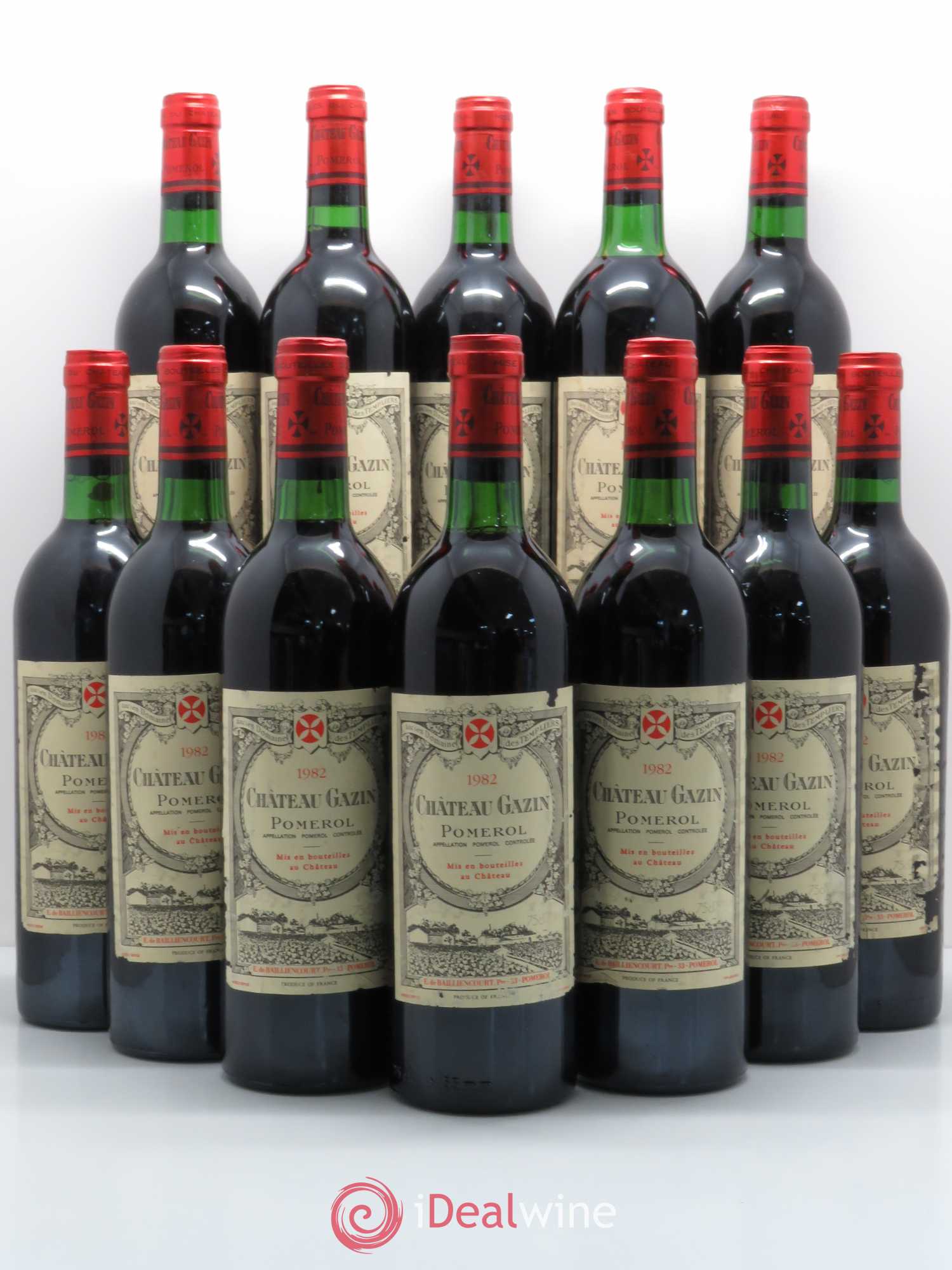 Château Gazin 1982 - Lot de 12 bouteilles - 0