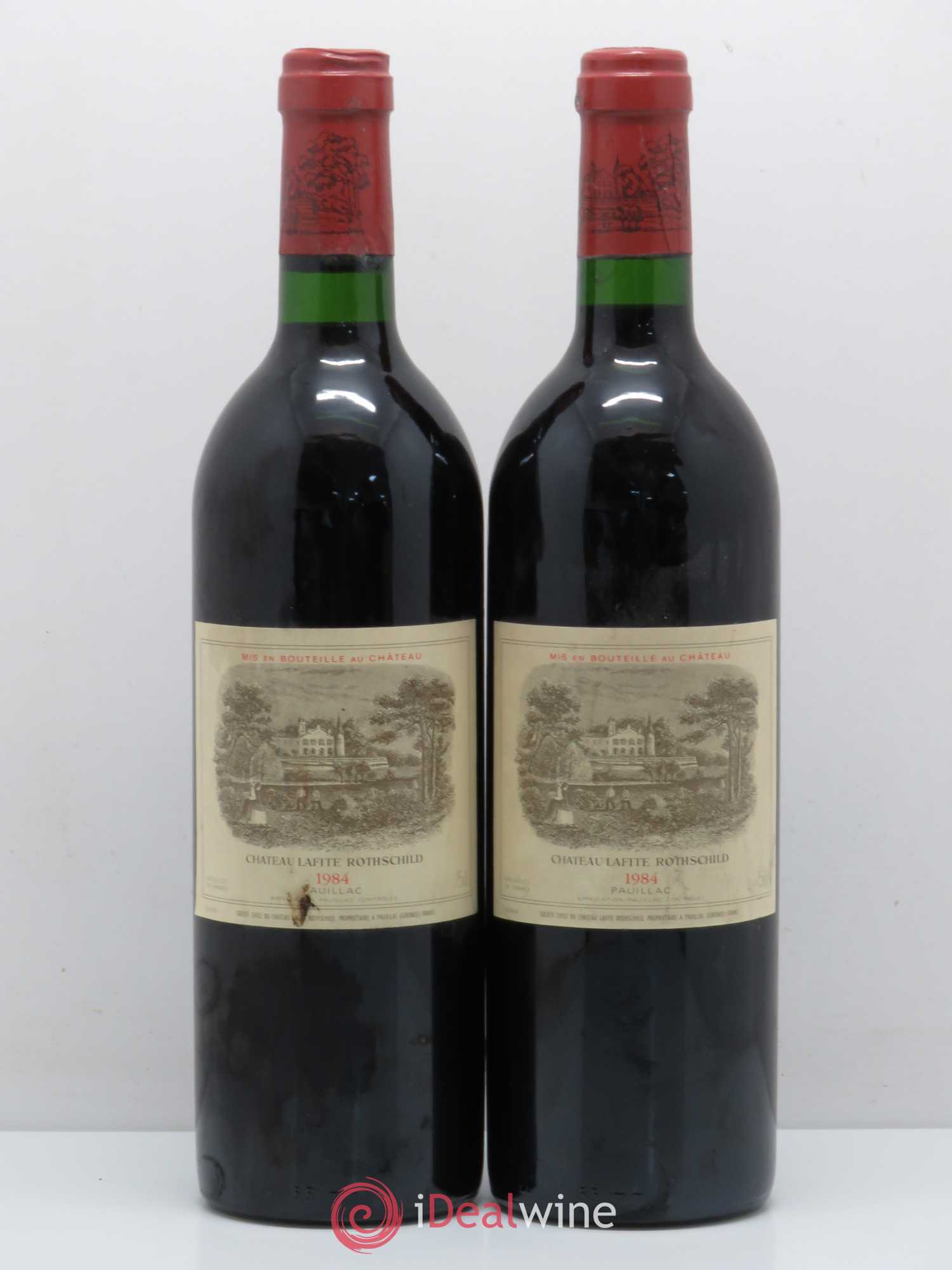 Château Lafite Rothschild 1er Grand Cru Classé 1984 - Lot de 2 bouteilles - 0
