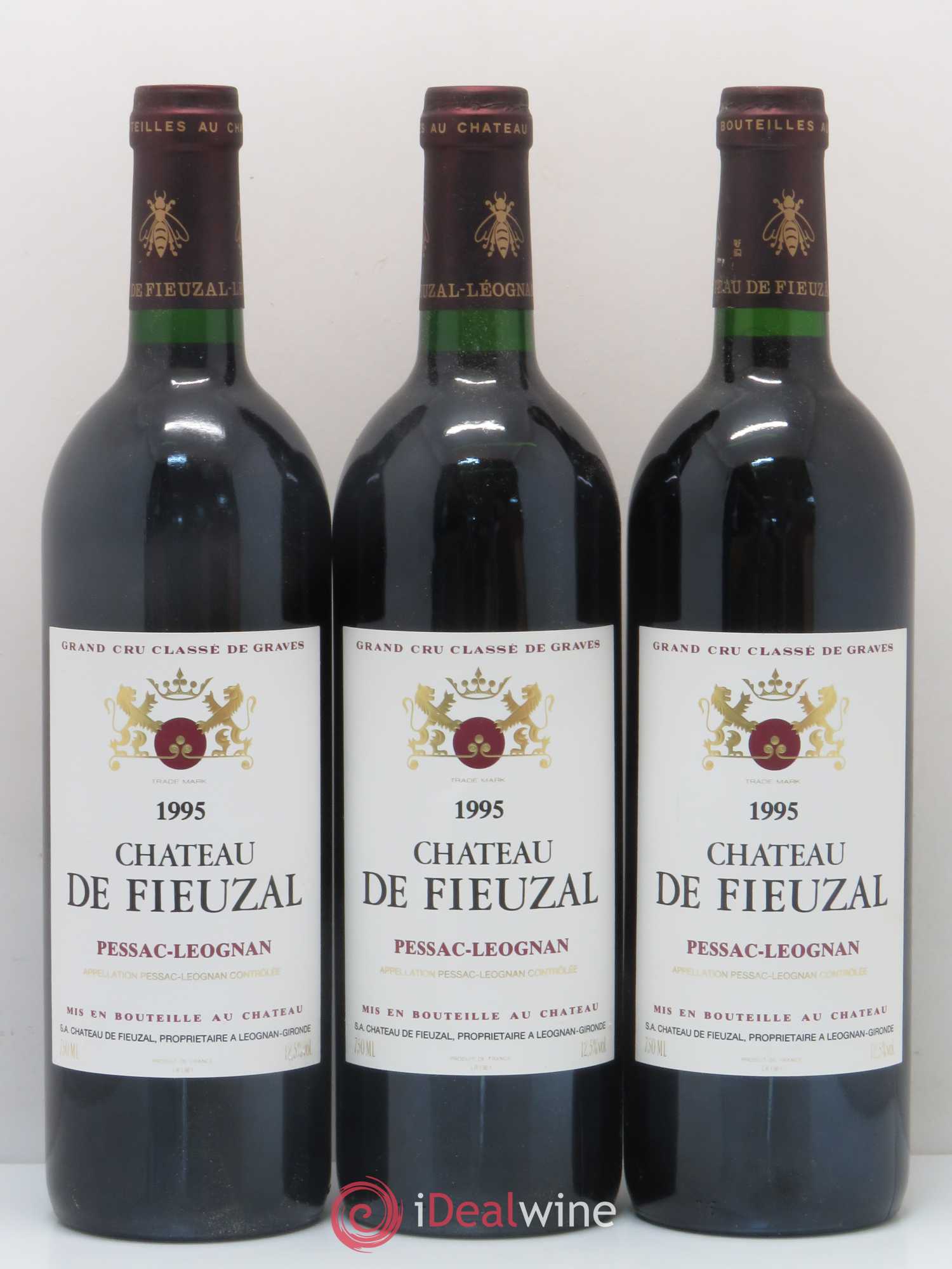 Château de Fieuzal Cru Classé de Graves 1995 - Lot de 12 bouteilles - 2
