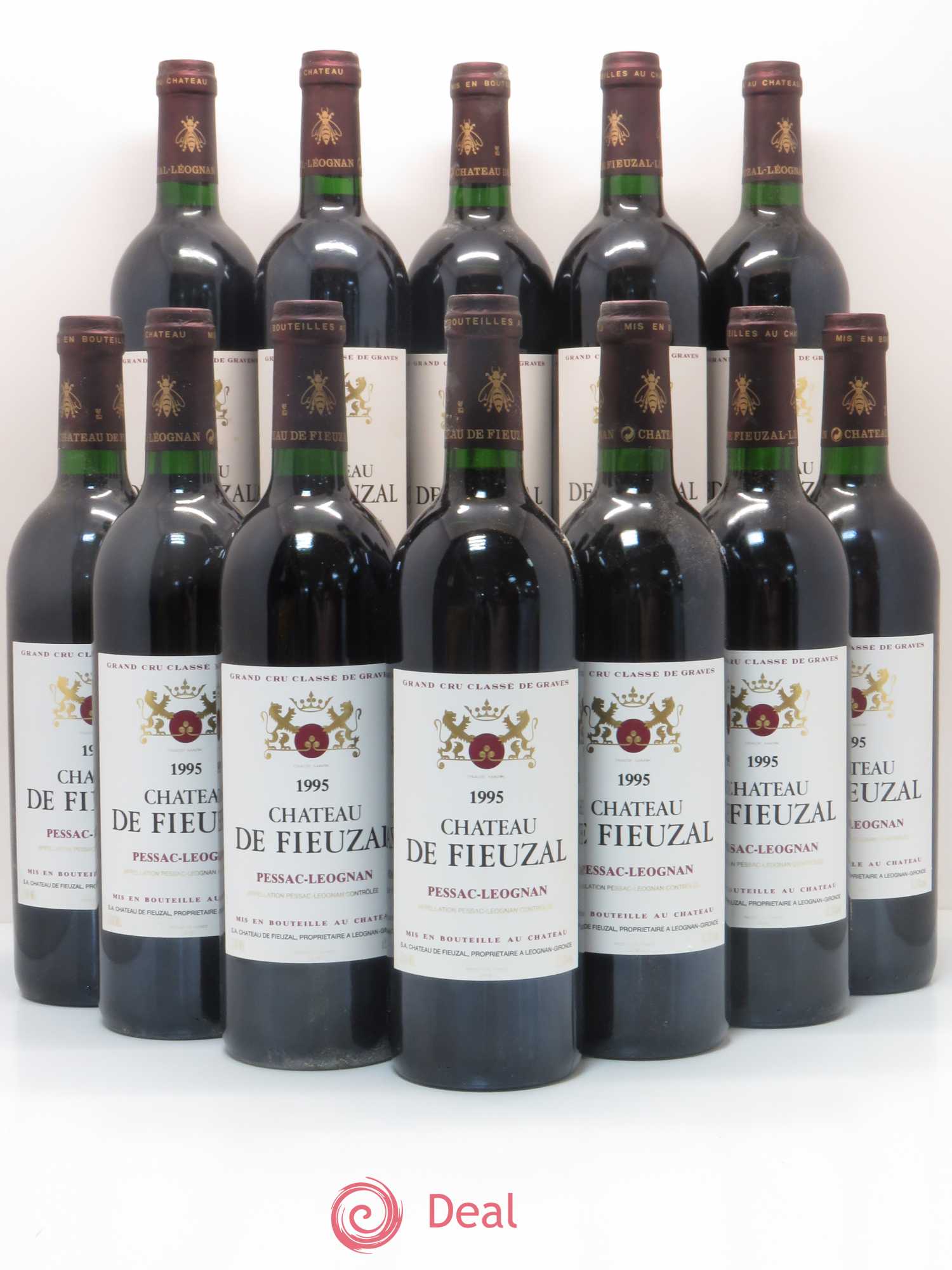 Château de Fieuzal Cru Classé de Graves 1995 - Lot de 12 bouteilles - 0