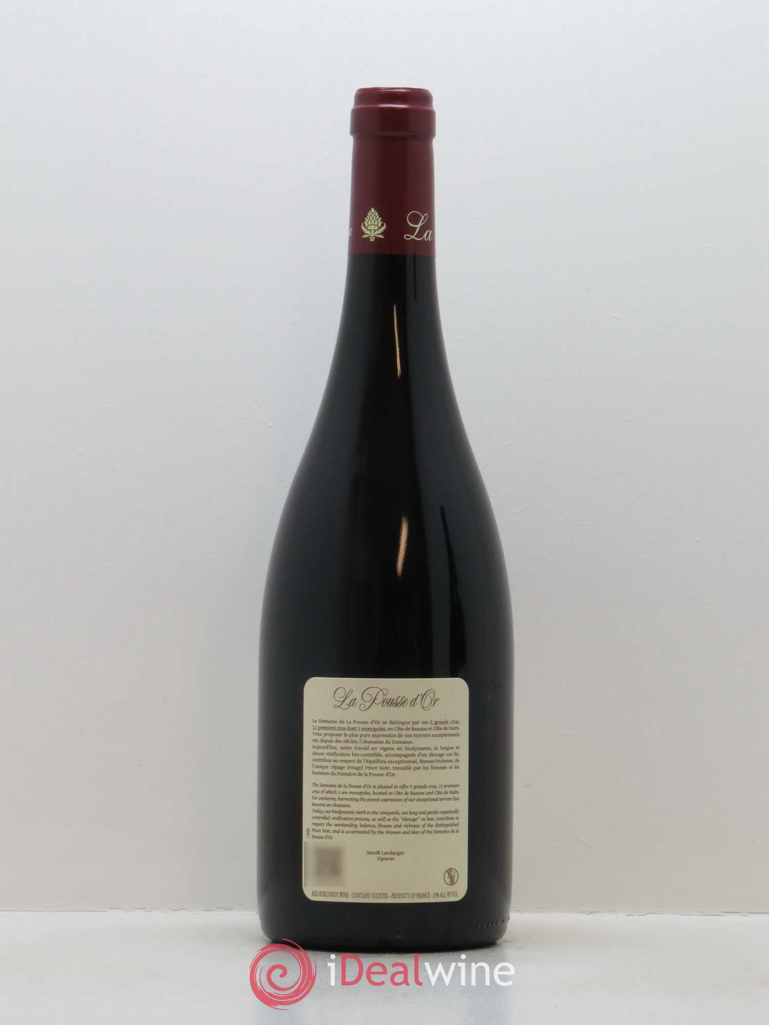 Pommard 1er Cru Les Jarollières La Pousse d'Or (Domaine de) 2016 - Lot de 1 bouteille - 1