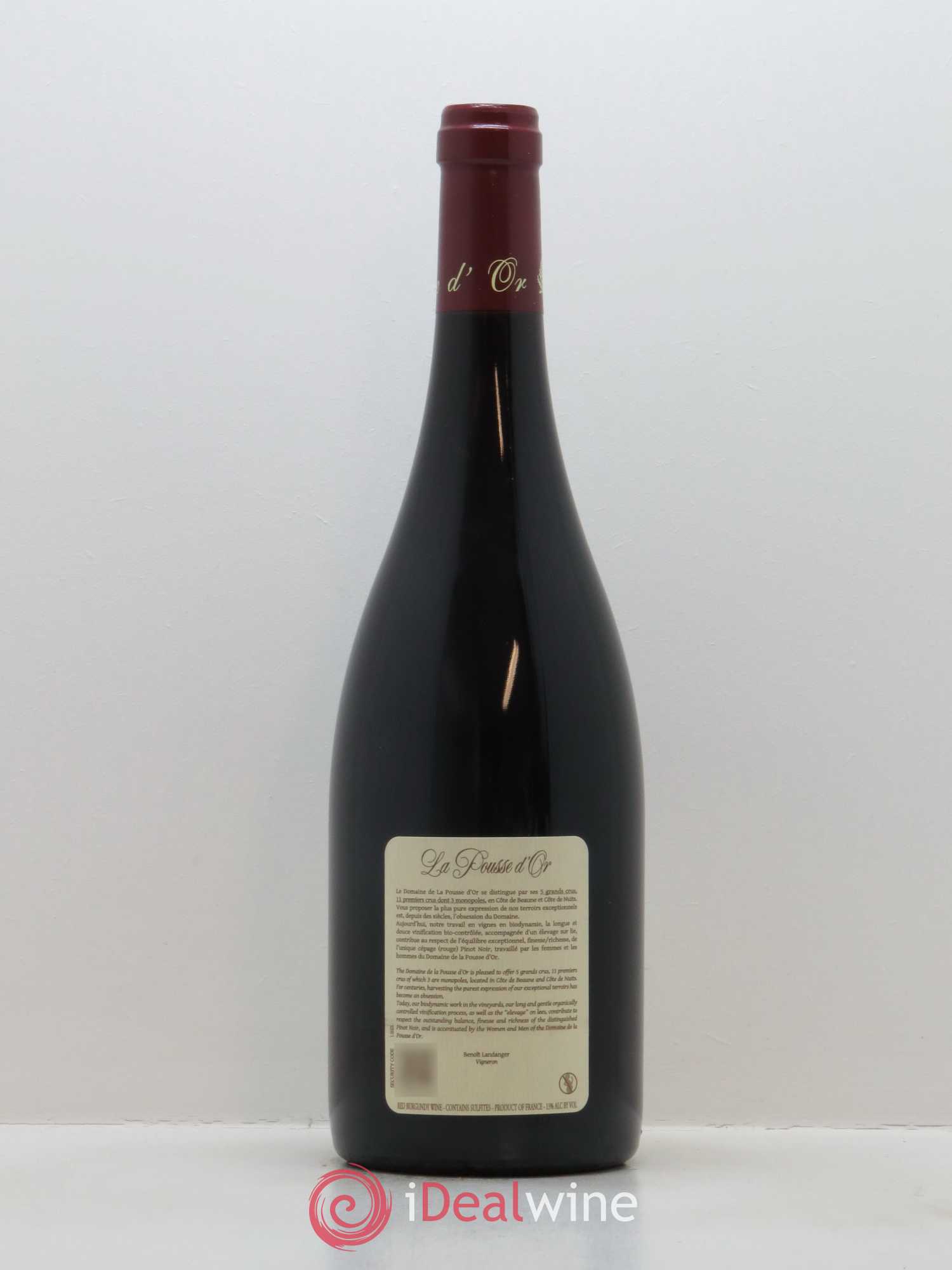 Chambolle-Musigny 1er Cru Les Amoureuses La Pousse d'Or (Domaine de) 2016 - Lot de 1 bouteille - 1