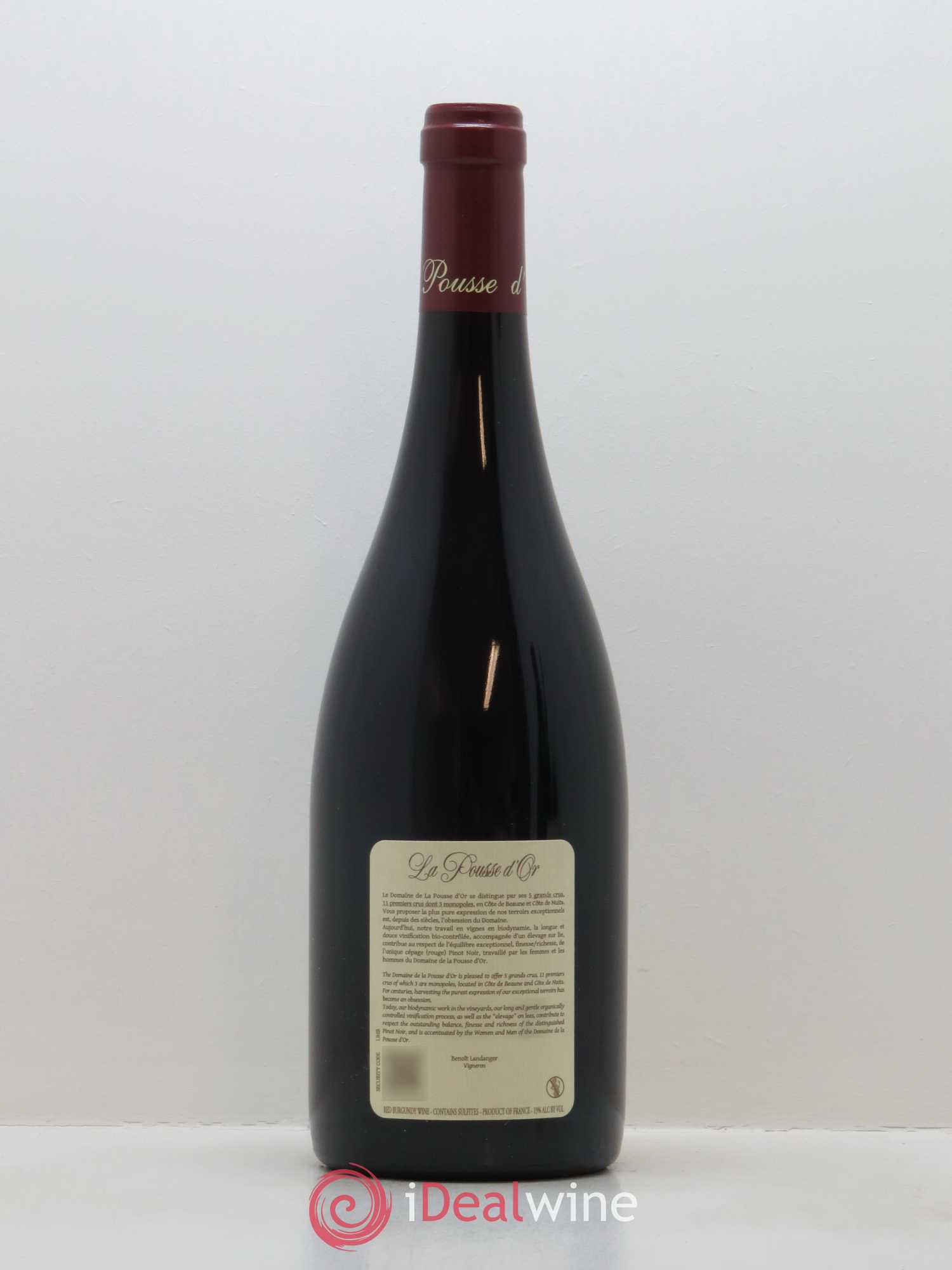 Chambolle-Musigny 1er Cru Les Charmes La Pousse d'Or (Domaine de) 2016 - Lot de 1 bouteille - 1