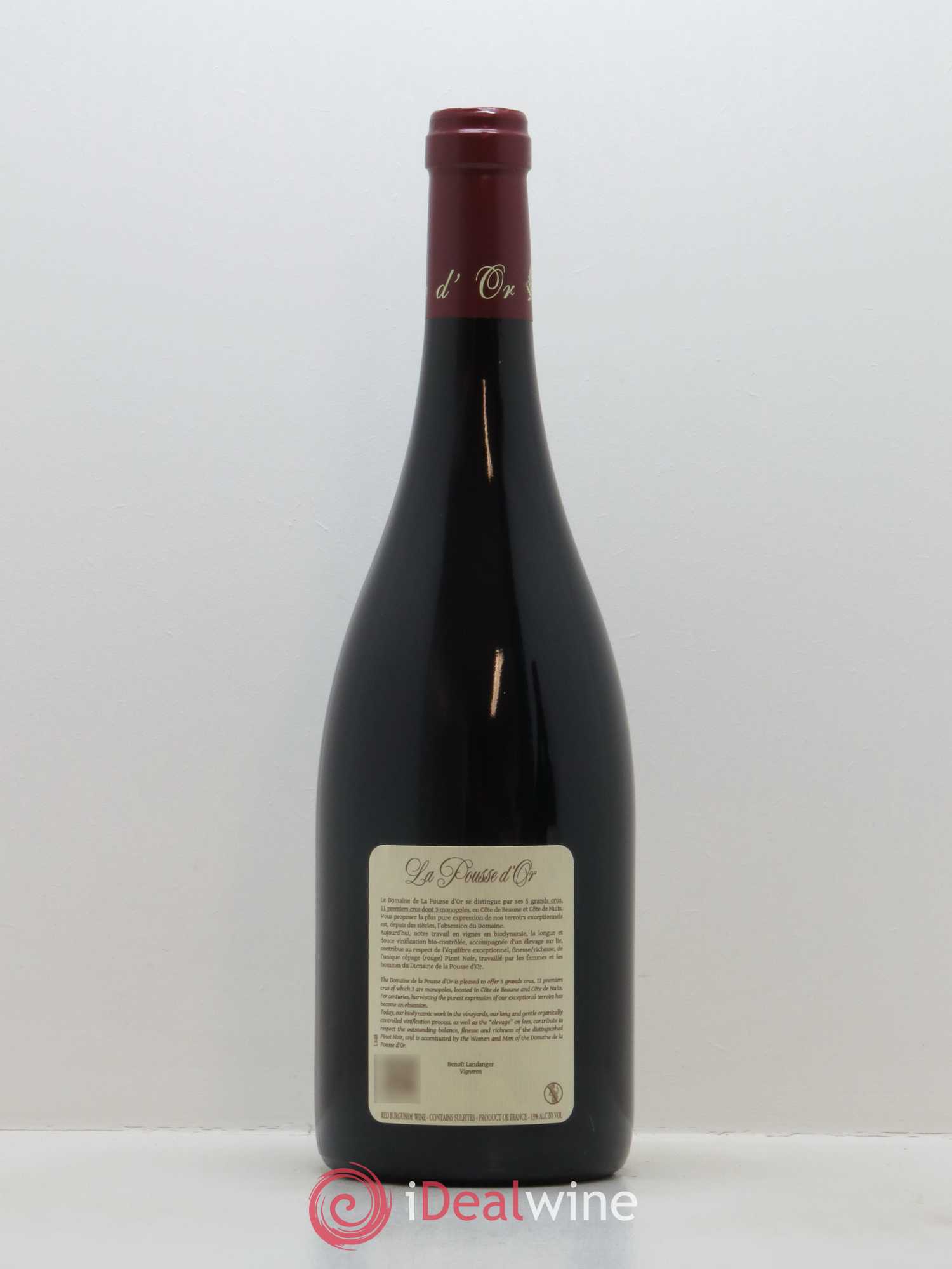 Corton Grand Cru Bressandes La Pousse d'Or (Domaine de) 2016 - Lot de 1 bouteille - 1
