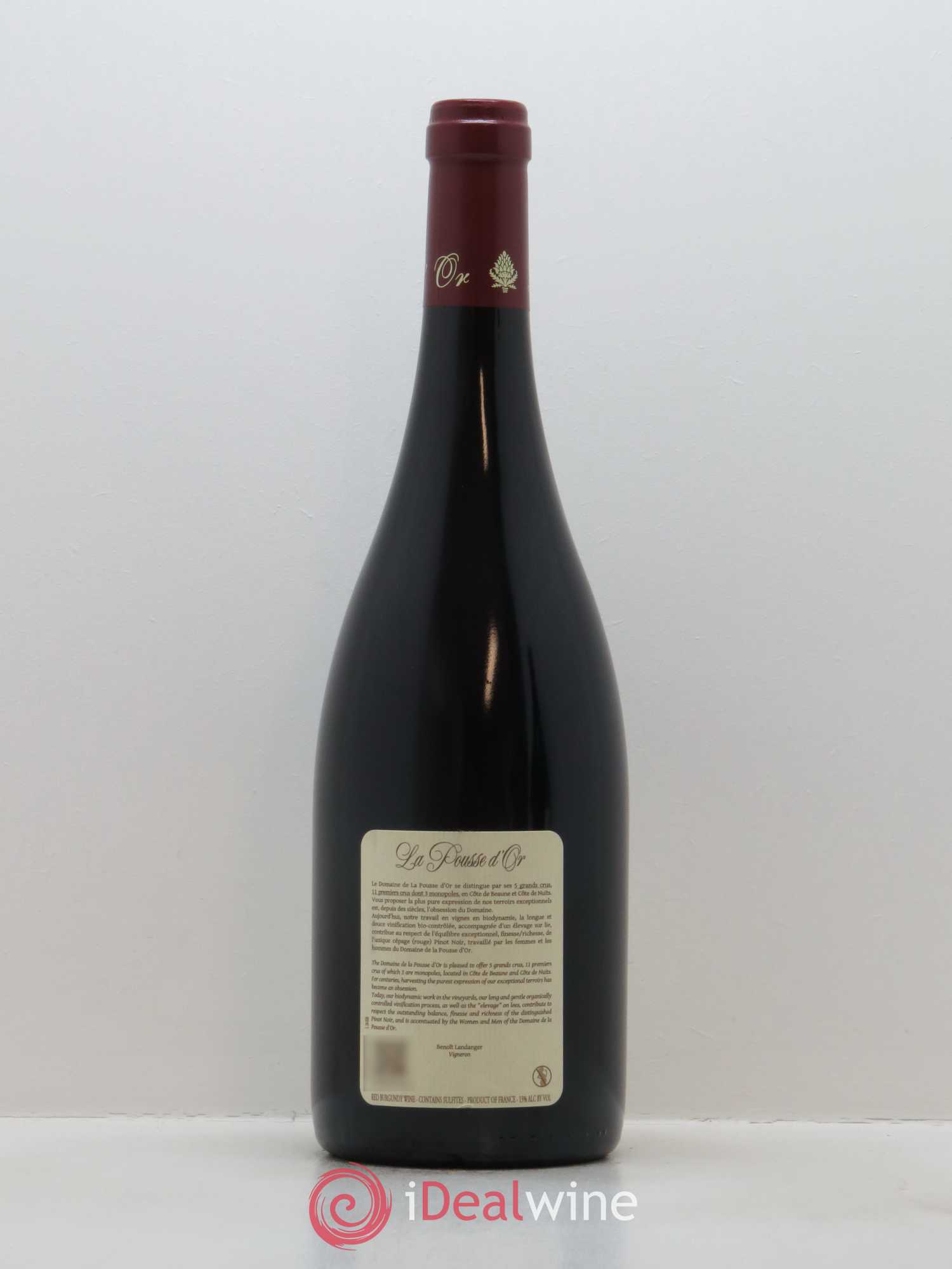 Corton Grand Cru Clos du Roi La Pousse d'Or (Domaine de) 2016 - Lot de 1 bouteille - 1
