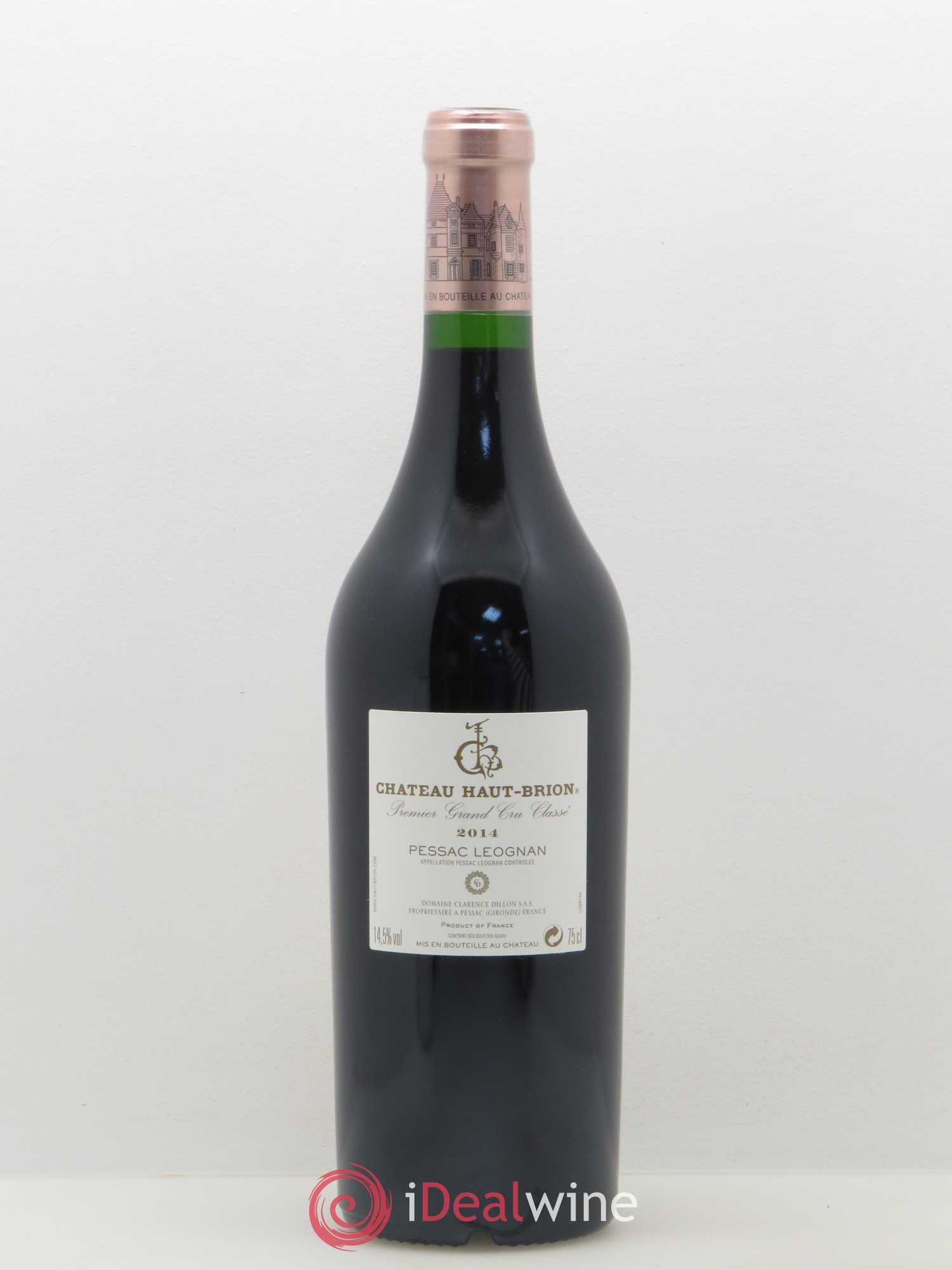 Château Haut Brion 1er Grand Cru Classé 2014 - Lot de 1 bouteille - 1