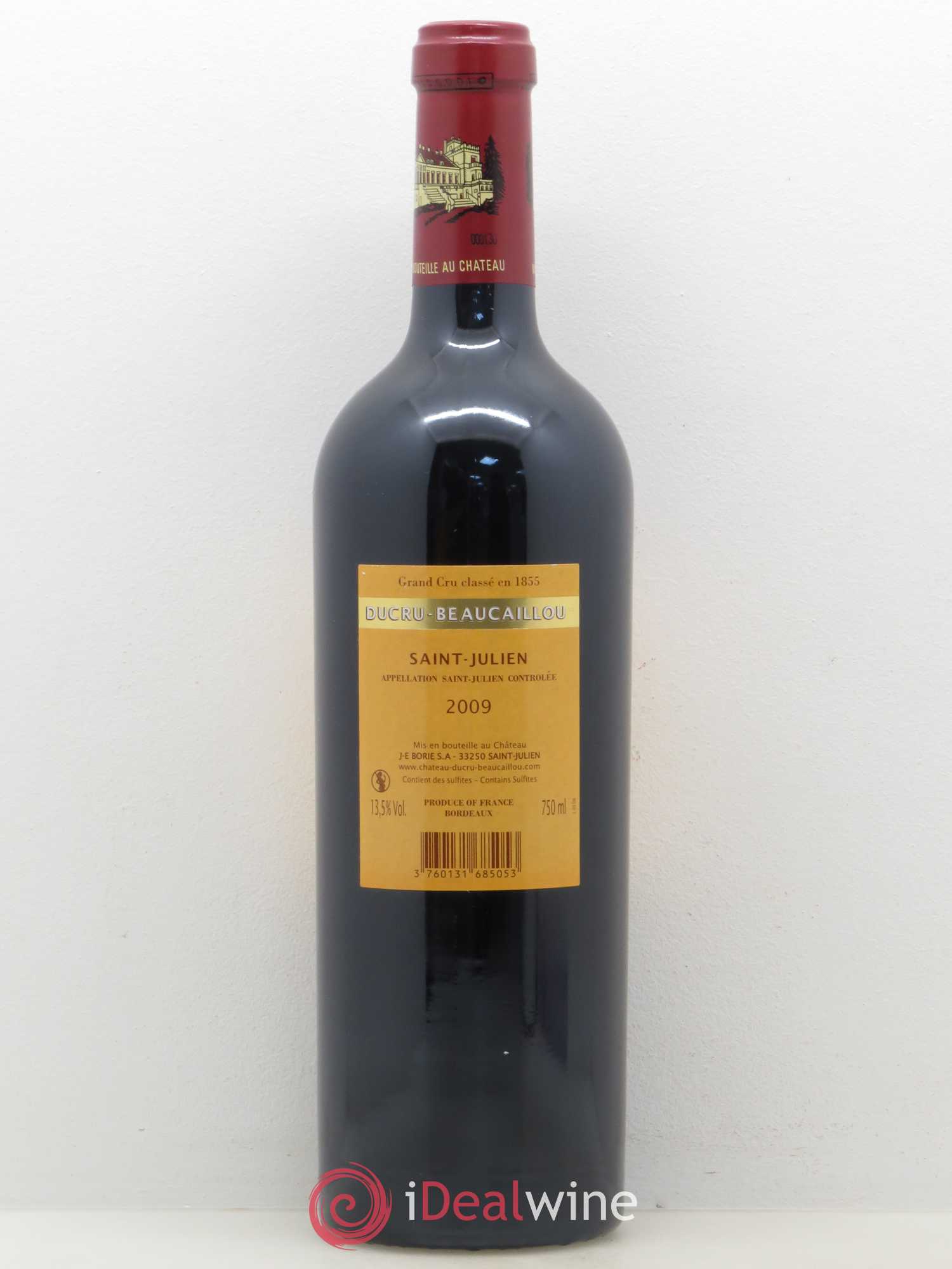 Château Ducru Beaucaillou 2ème Grand Cru Classé 2009 - Lot de 1 bouteille - 1