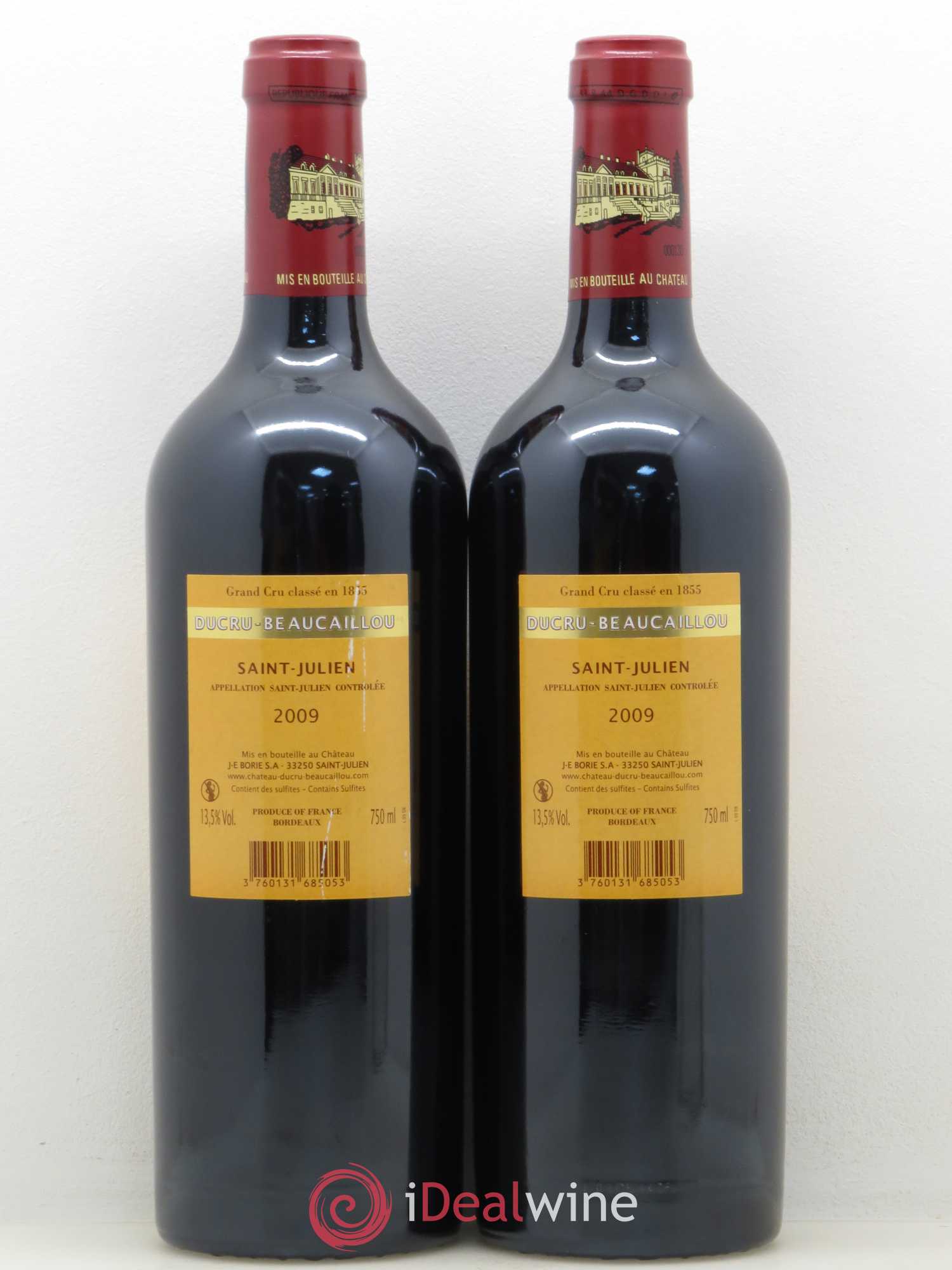 Château Ducru Beaucaillou 2ème Grand Cru Classé 2009 - Lot de 2 bouteilles - 1