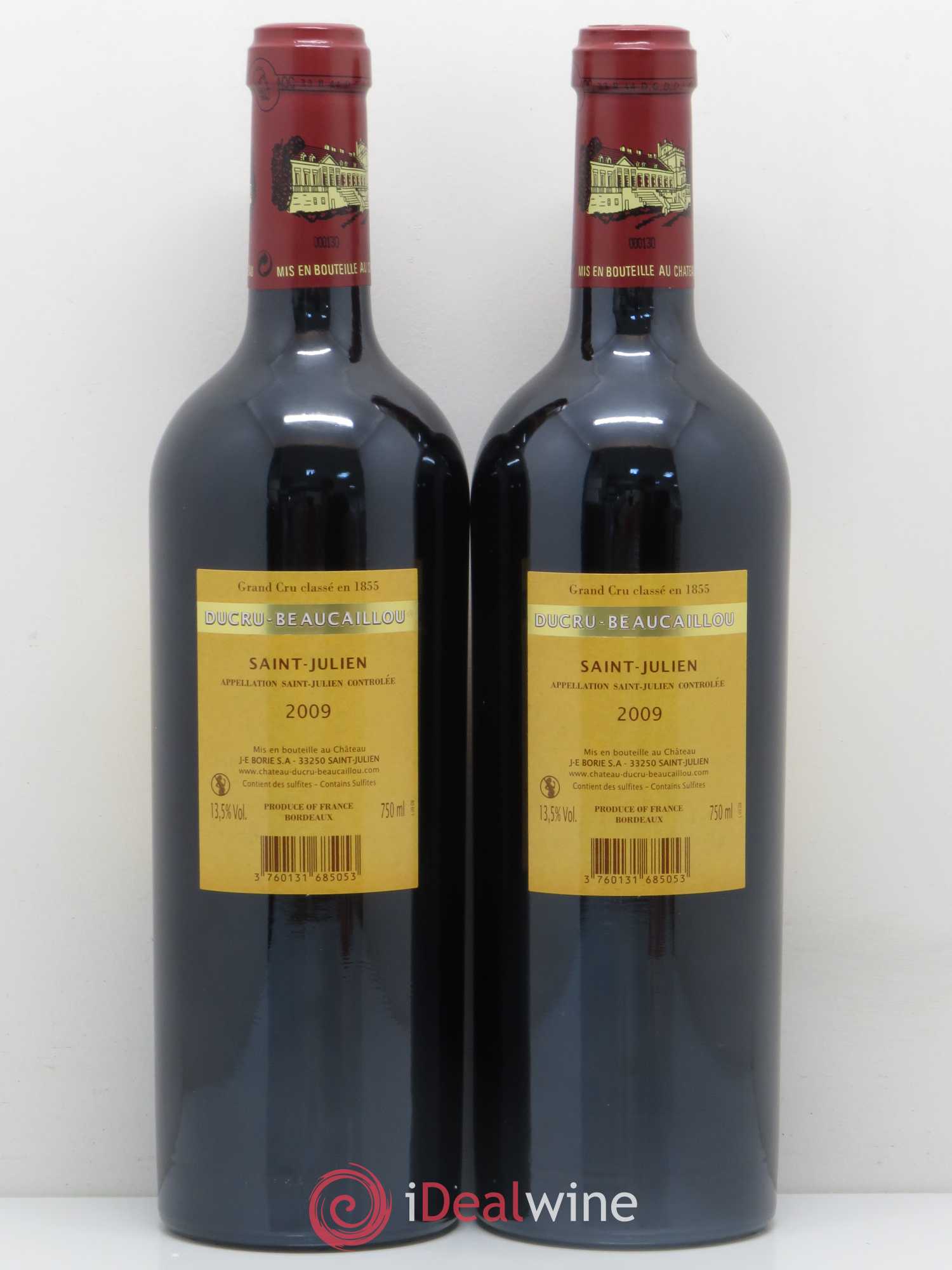 Château Ducru Beaucaillou 2ème Grand Cru Classé 2009 - Lot de 2 bouteilles - 1
