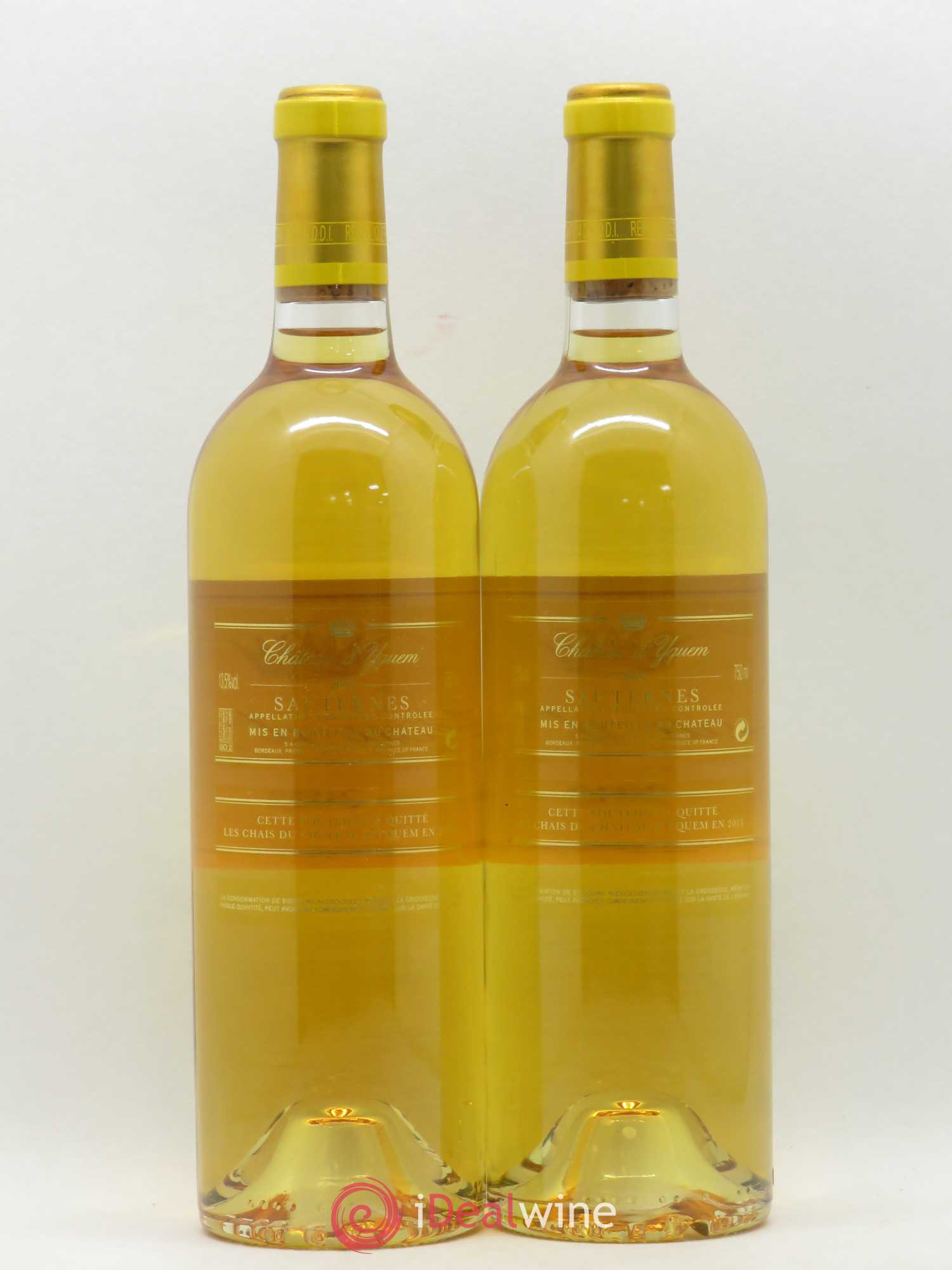 Château d' Yquem 1er Cru Classé Supérieur 2013 - Lotto di 2 bottiglie - 1