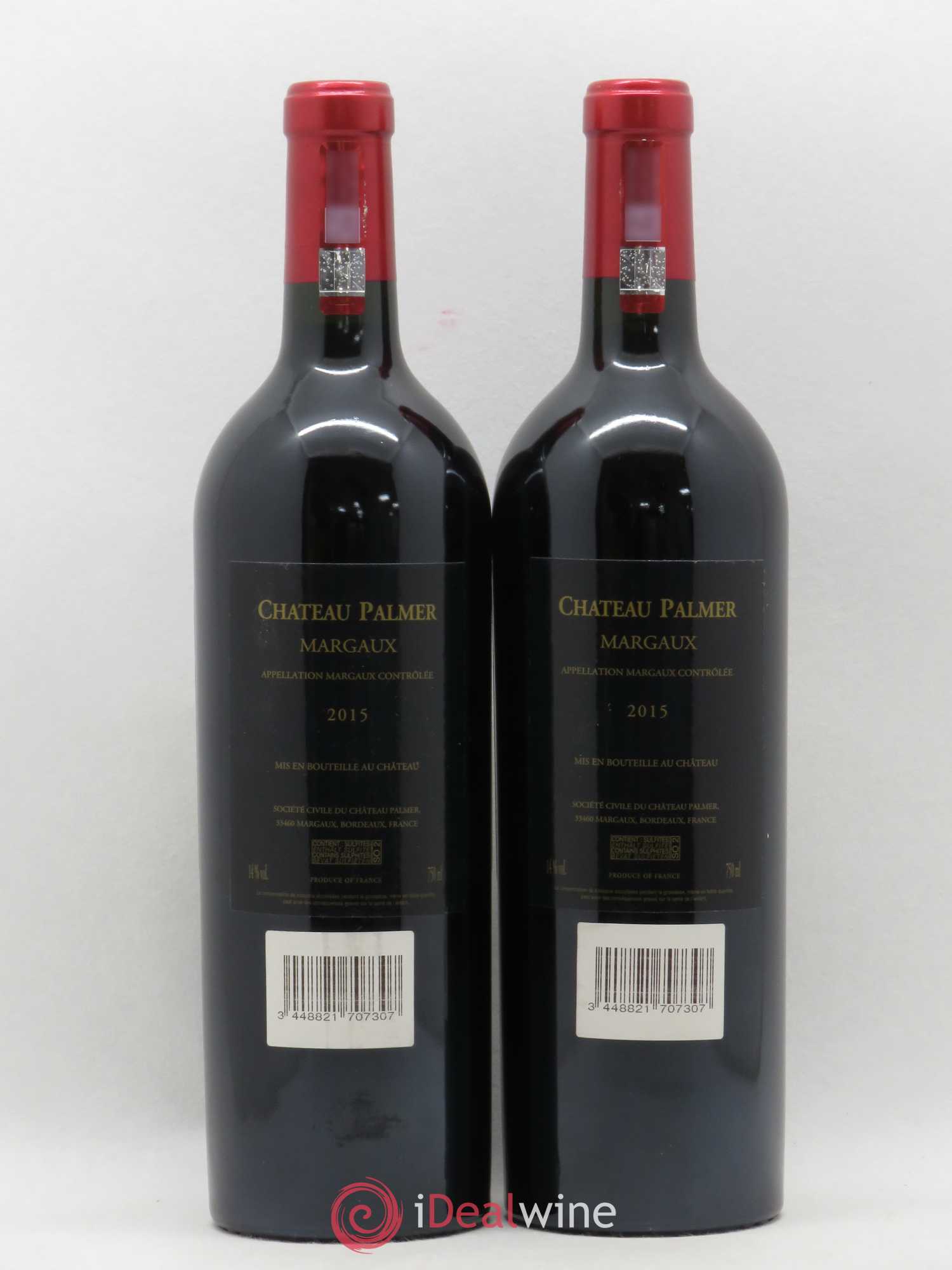 Château Palmer 3ème Grand Cru Classé 2015 - Lot de 2 bouteilles - 1