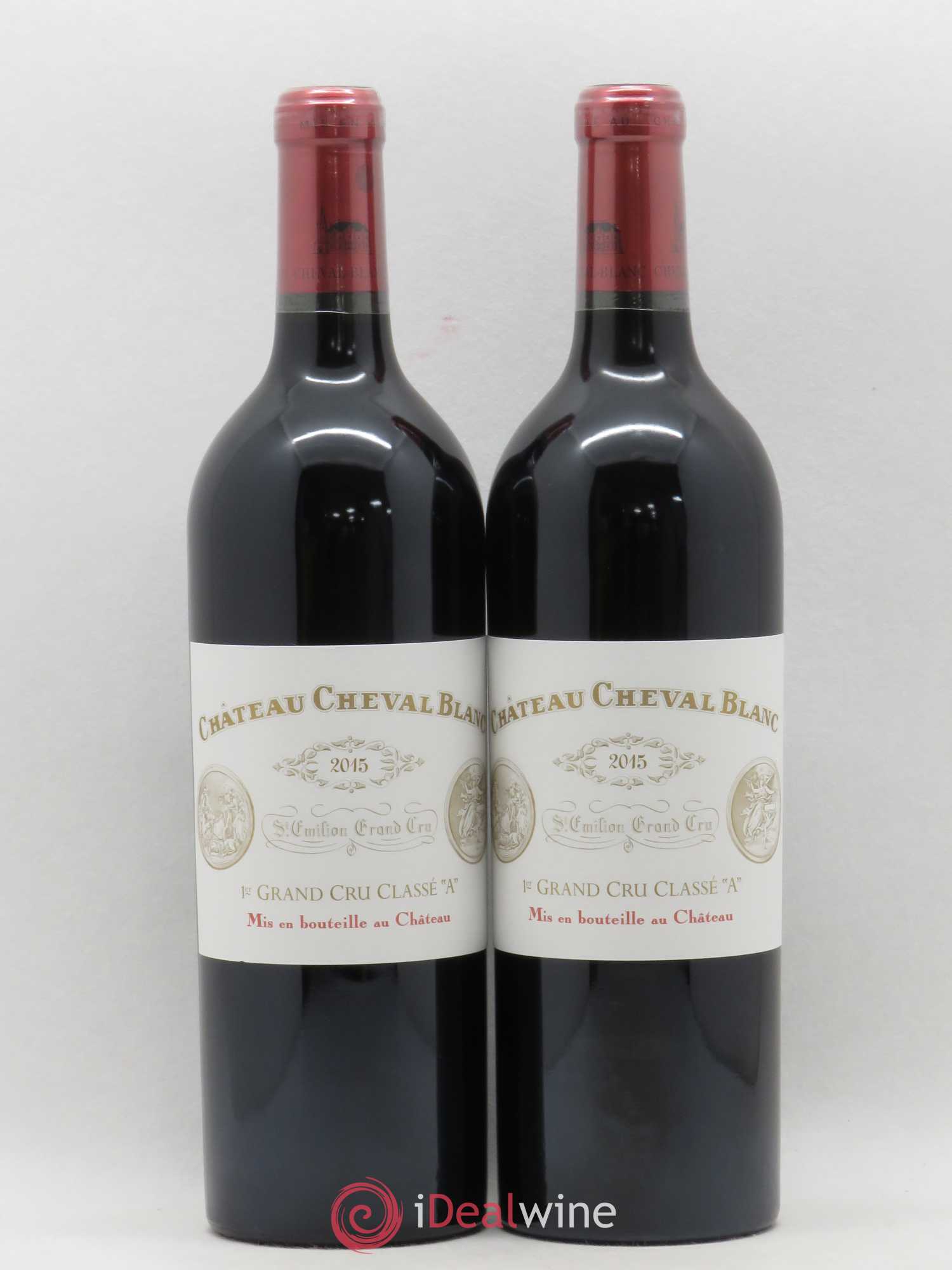 Château Cheval Blanc 1er Grand Cru Classé A 2015 - Lot de 2 bouteilles - 0