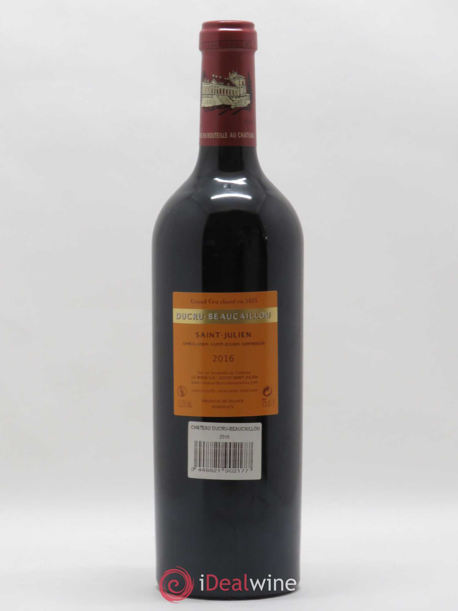 Château Ducru Beaucaillou 2ème Grand Cru Classé 2016 - Lot de 1 bouteille - 1