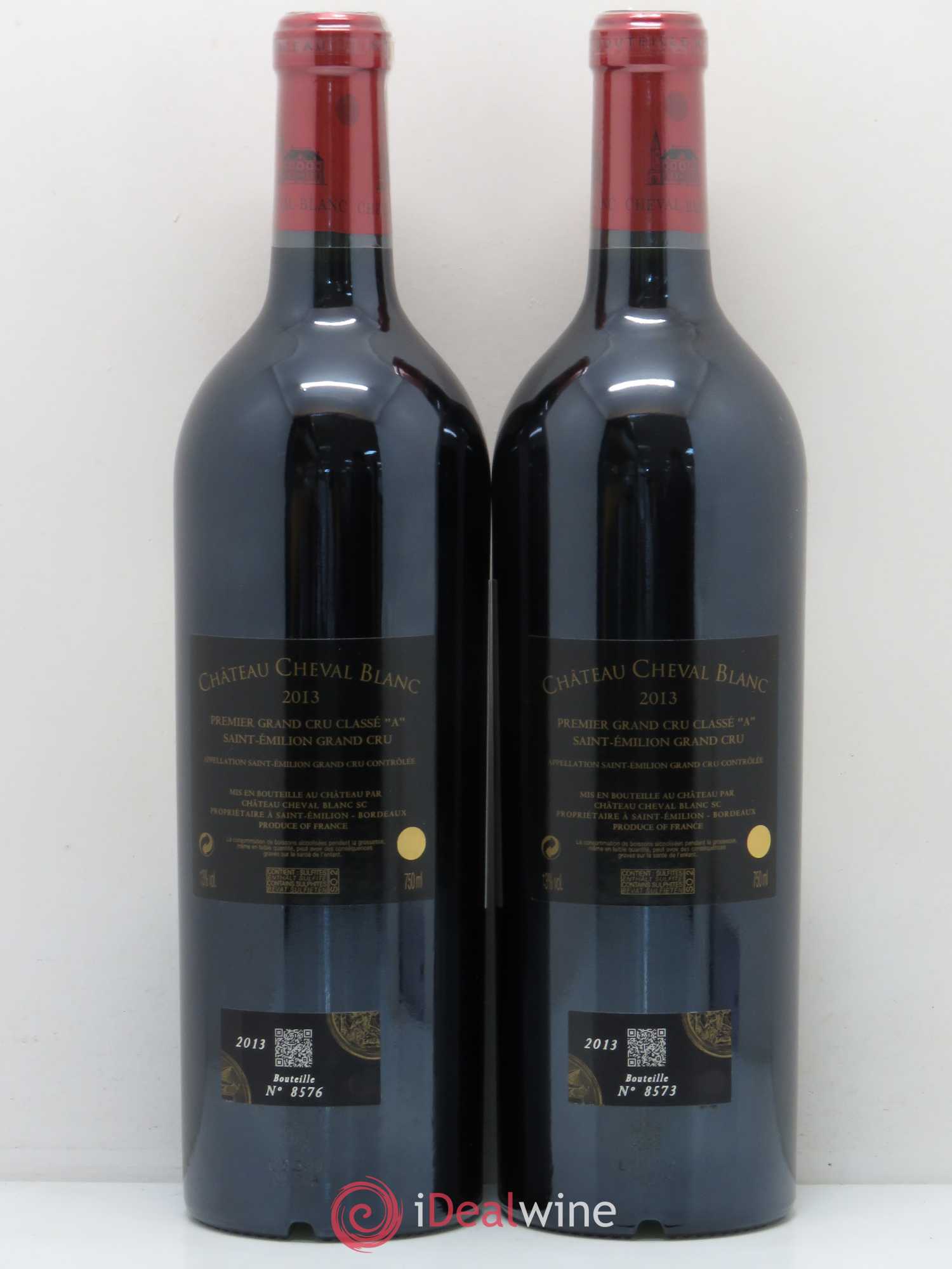 Château Cheval Blanc 1er Grand Cru Classé A 2013 - Lot de 2 bouteilles - 1