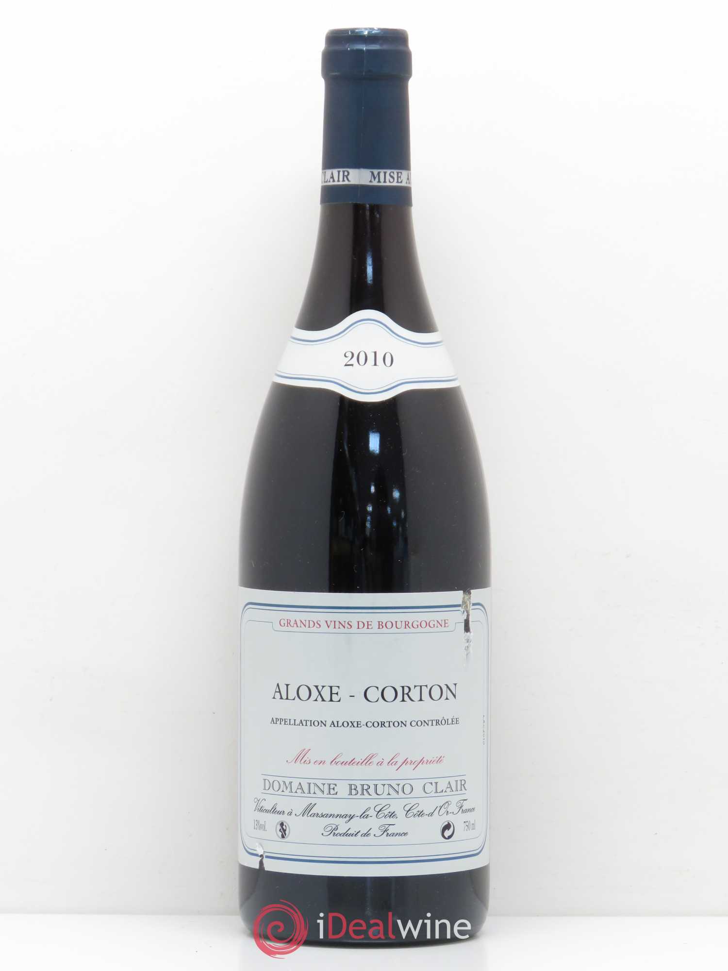 Aloxe-Corton Bruno Clair (Domaine) 2010 - Lot de 1 bouteille - 0