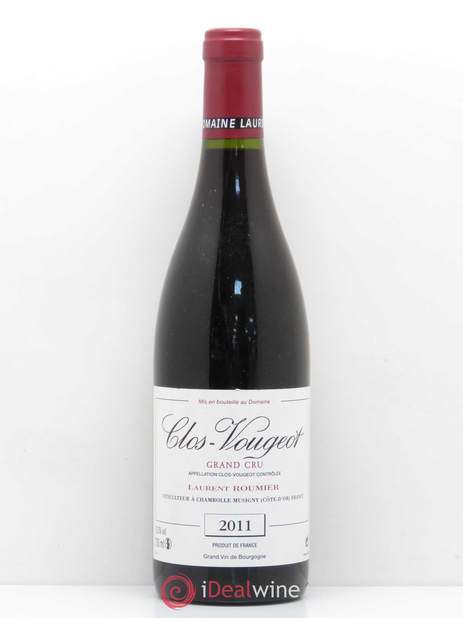 Clos de Vougeot Grand Cru Laurent Roumier 2011 - Lot de 1 bouteille - 0