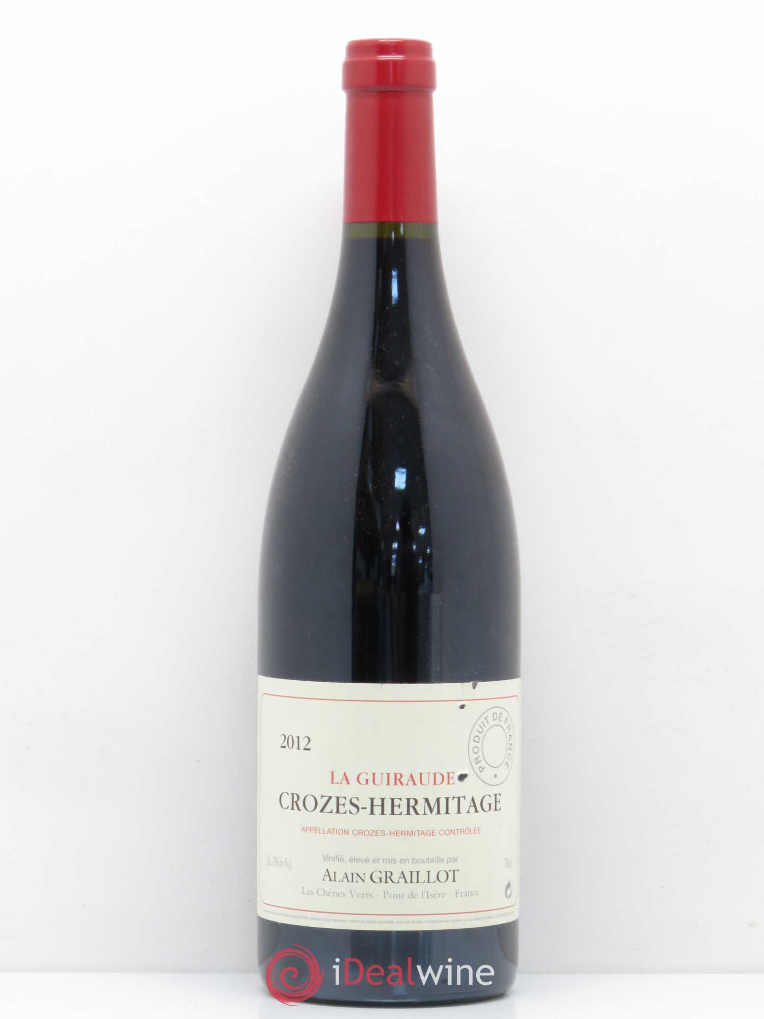 Crozes-Hermitage La Guiraude Domaine Graillot 2012 - Lot de 1 bouteille - 0