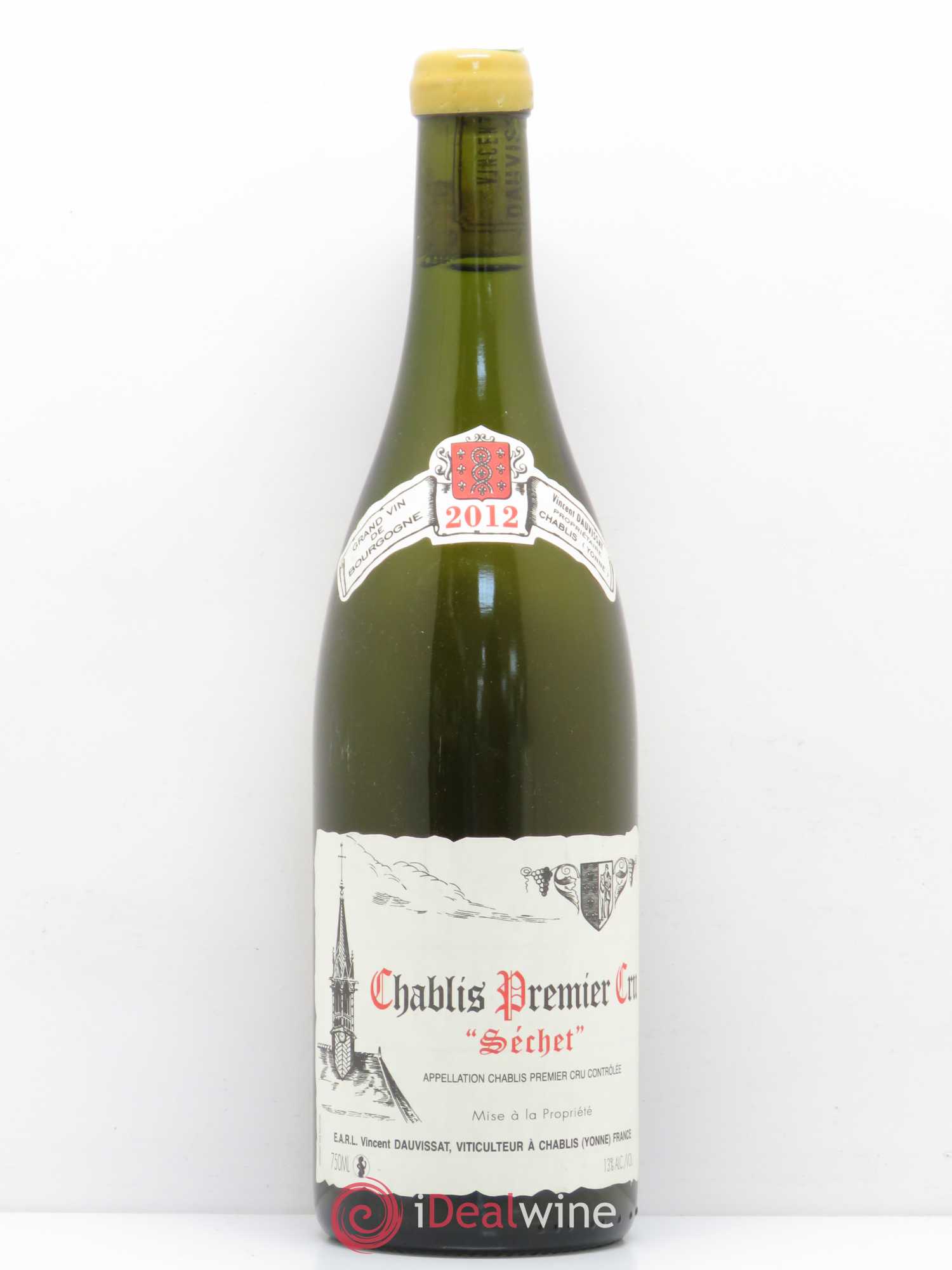 Chablis 1er Cru Séchet Vincent Dauvissat (Domaine) 2012 - Lot de 1 bouteille - 0