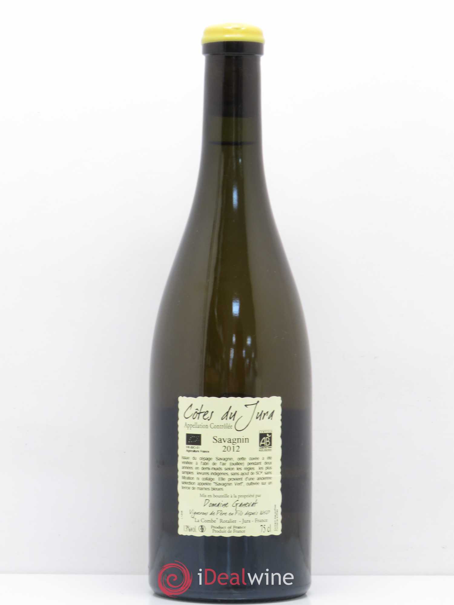 Côtes du Jura Les Chalasses Marnes Bleues Jean-François Ganevat (Domaine) 2012 - Lot de 1 bouteille - 1