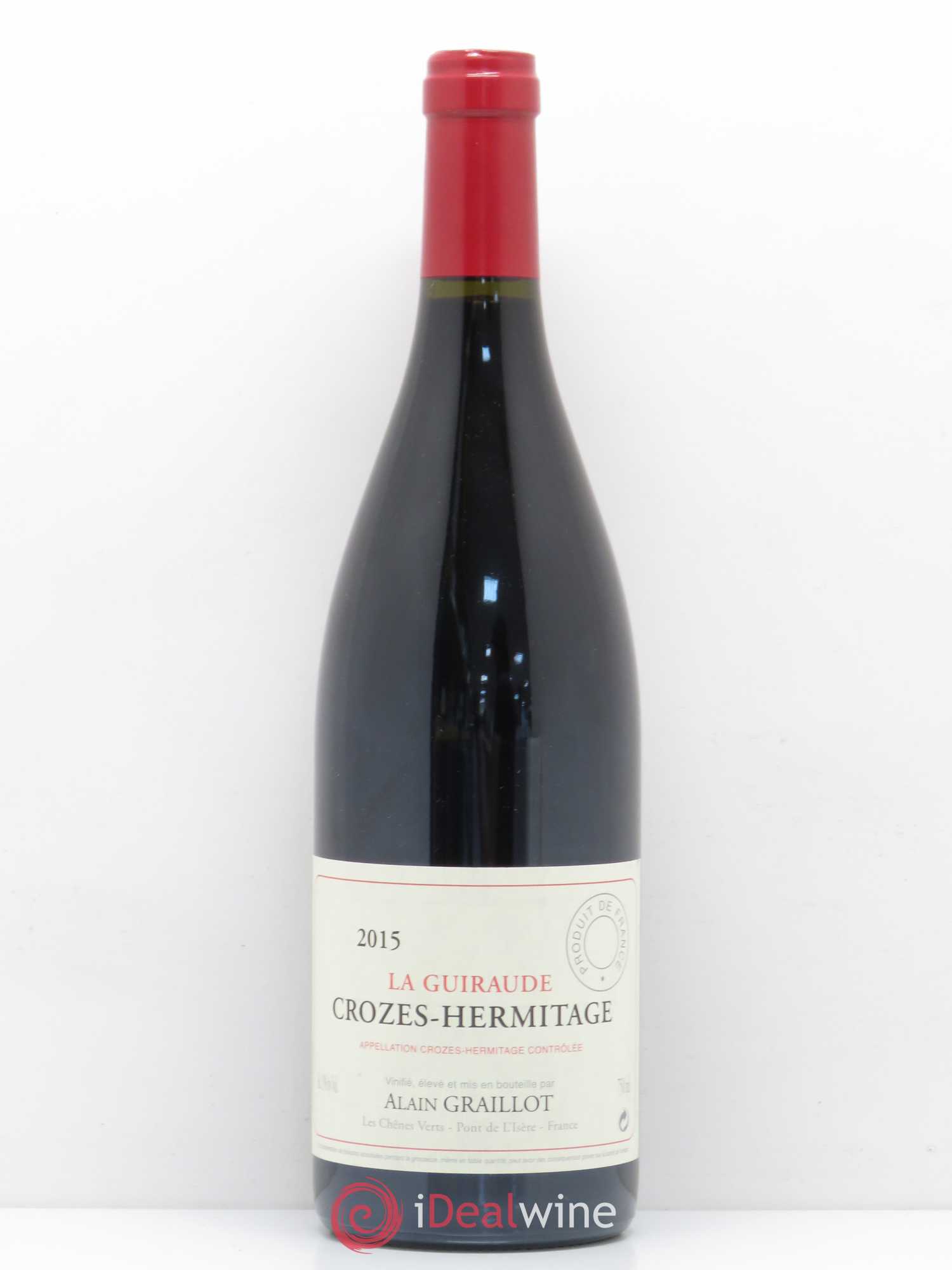 Crozes-Hermitage La Guiraude Domaine Graillot 2015 - Lot de 1 bouteille - 0