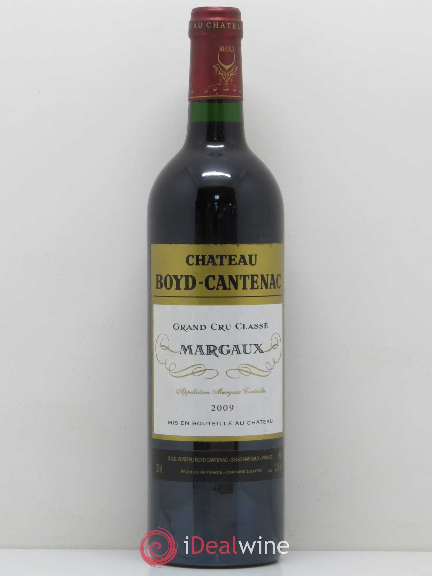 Château Boyd Cantenac 3ème Grand Cru Classé 2009 - Lot de 1 bouteille - 0