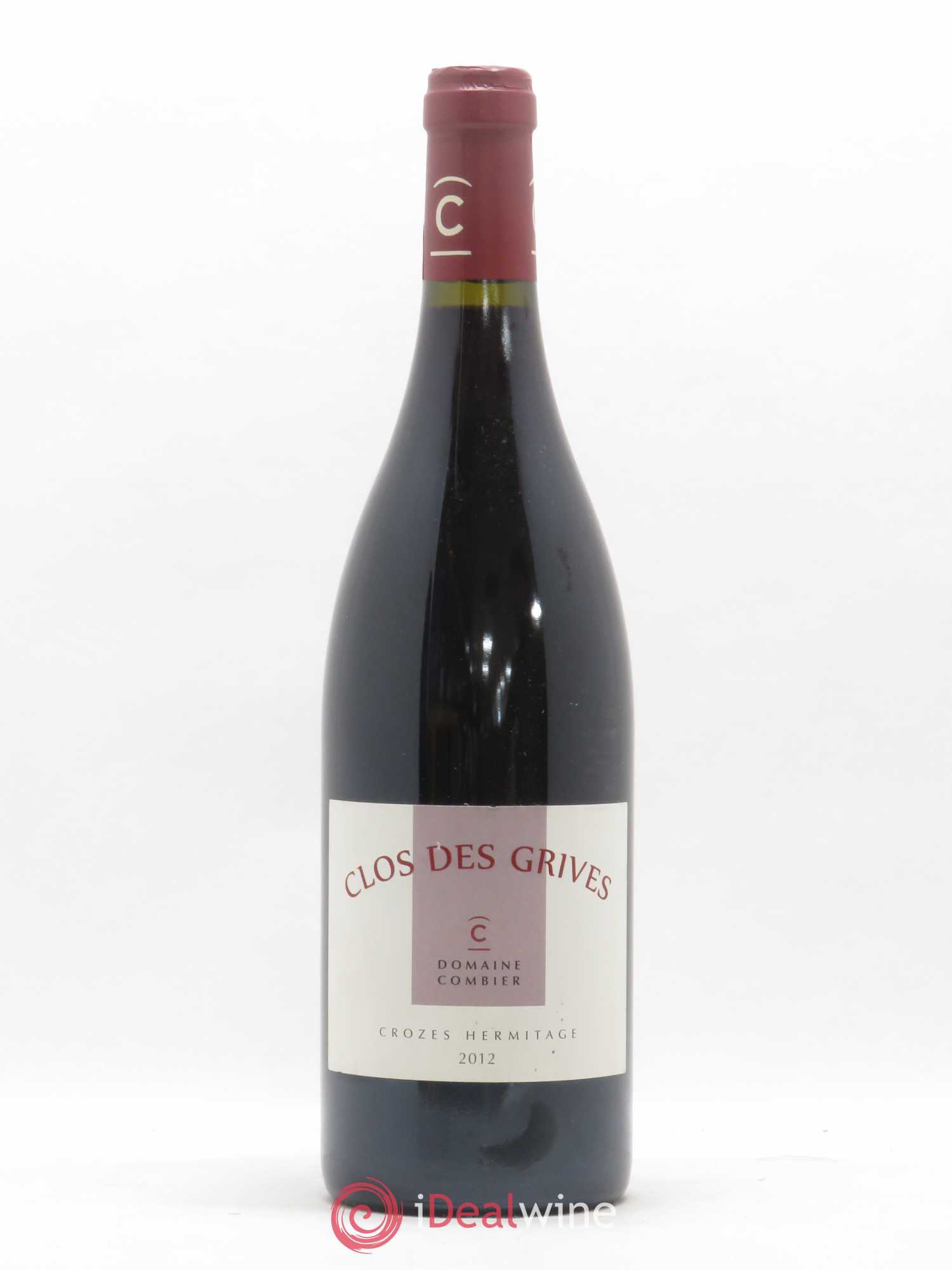 Crozes-Hermitage Clos des Grives Combier 2012 - Lot de 1 bouteille - 0