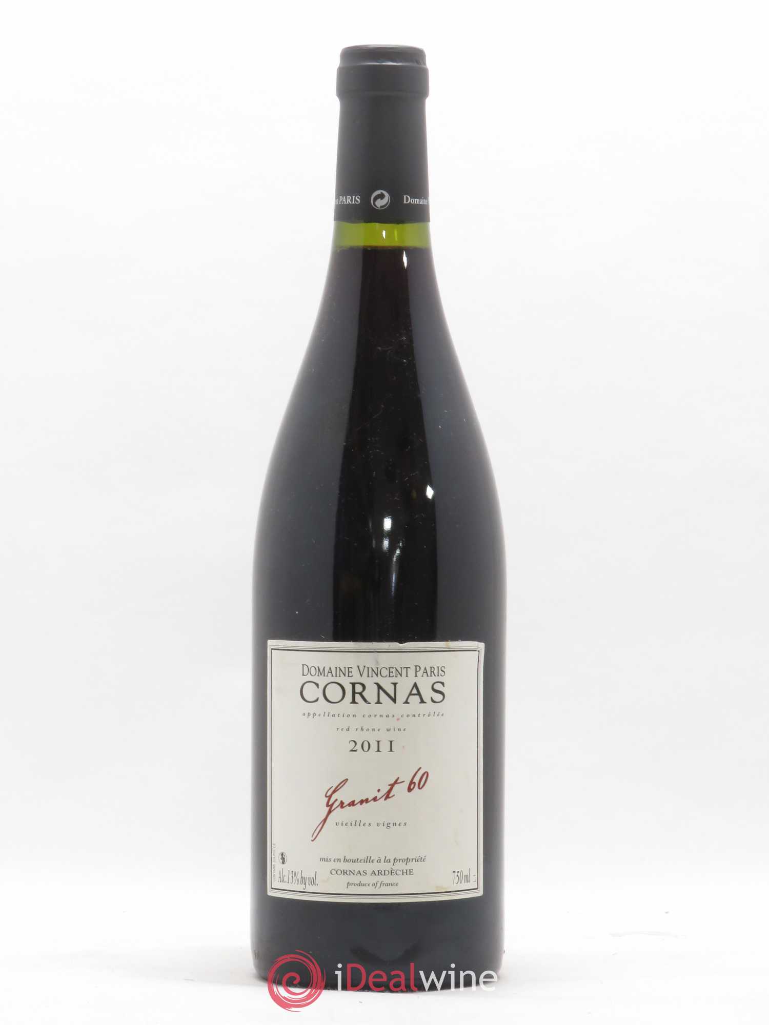 Cornas Granit 60 Vieilles Vignes Vincent Paris 2011 - Lot de 1 bouteille - 0