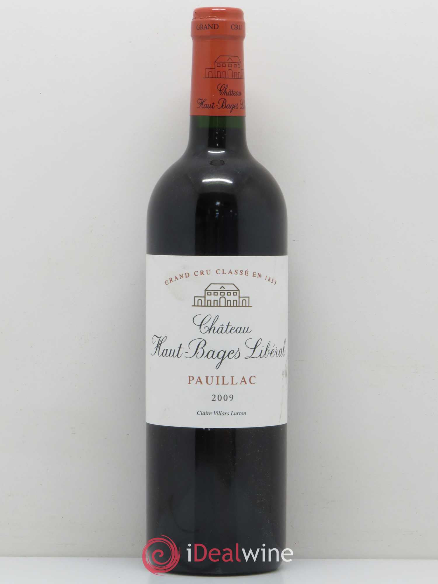Château Haut Bages Libéral 5ème Grand Cru Classé 2009 - Lot de 1 bouteille - 0