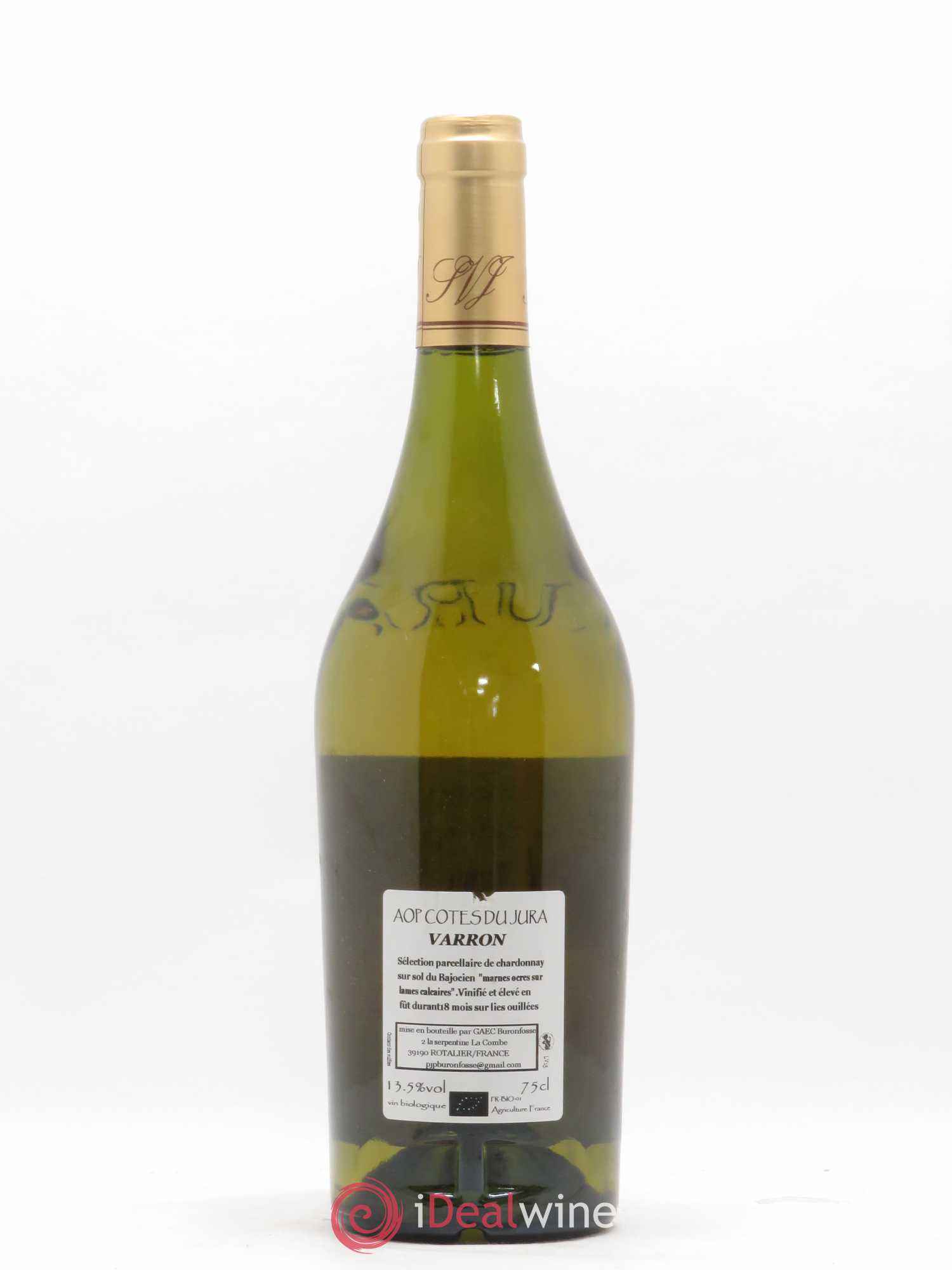 Côtes du Jura Varron Buronfosse 2015 - Lot de 1 bouteille - 1