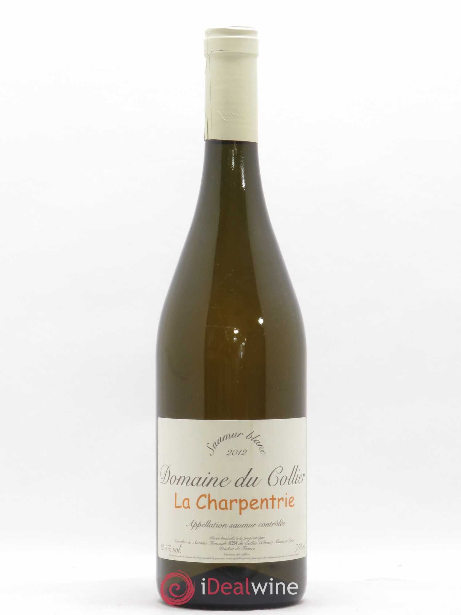 Saumur La Charpentrie Domaine du Collier 2012 - Lot de 1 bouteille - 0