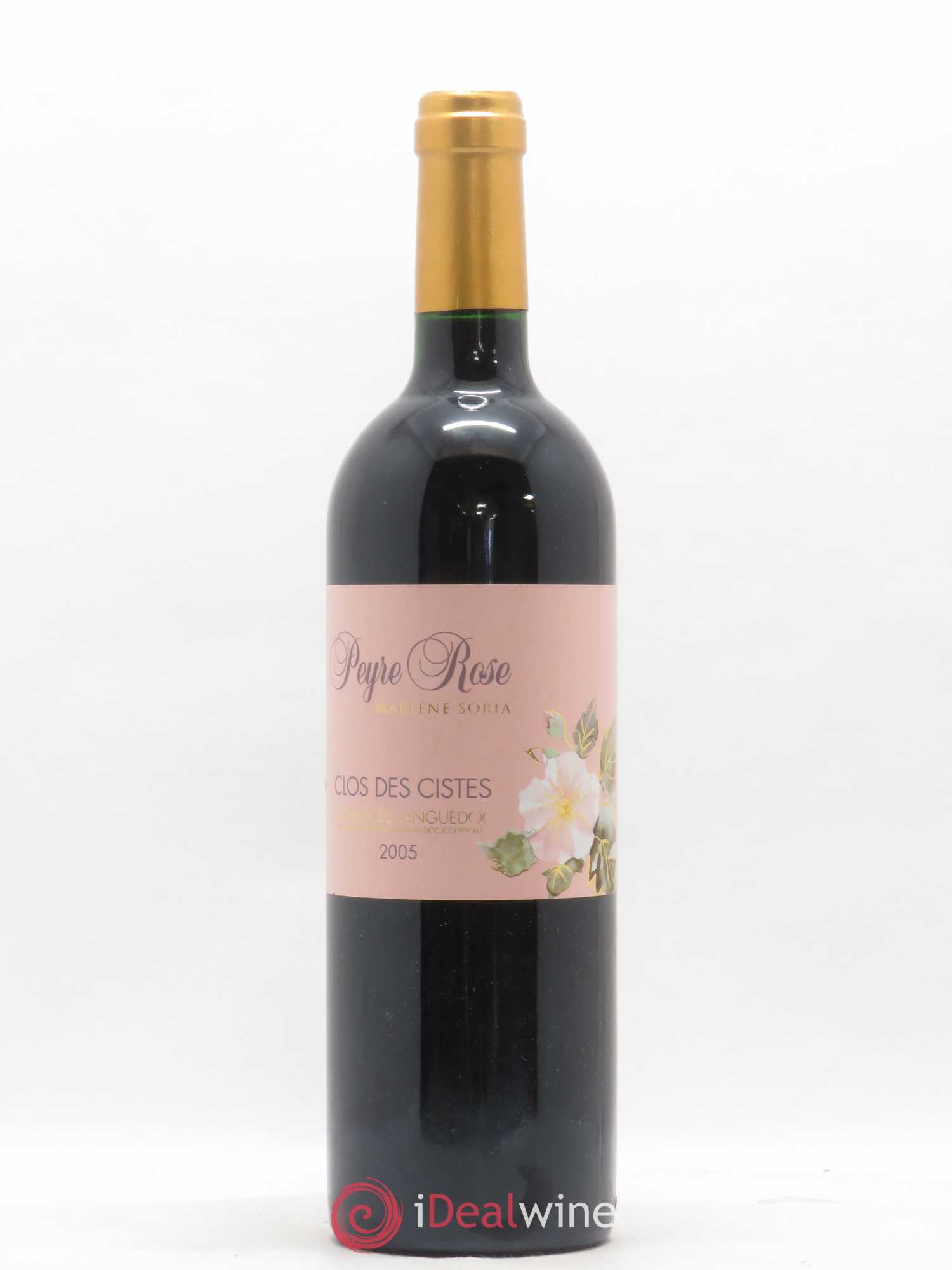 Vin de France (anciennement Coteaux du Languedoc) Domaine Peyre Rose Les Cistes Marlène Soria 2005 - Lot de 1 bouteille - 0