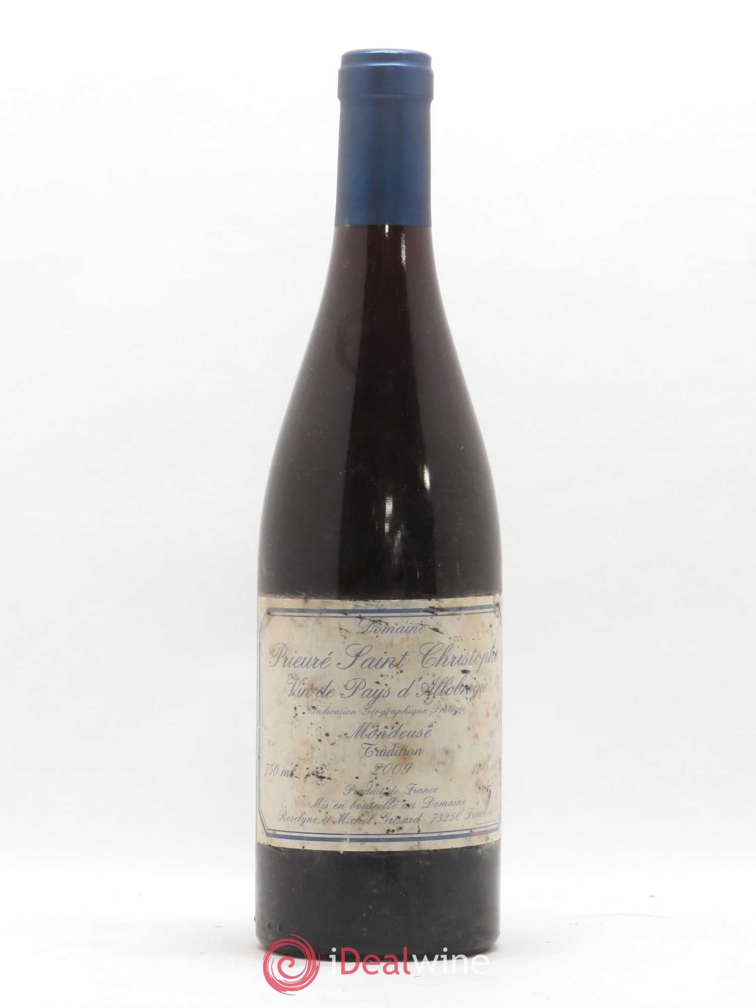 Vin des Allobroges Mondeuse Tradition Prieuré Saint Christophe 2009 - Posten von 1 Flasche - 0