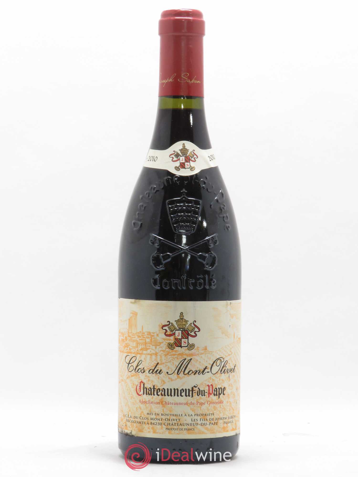 Châteauneuf-du-Pape Clos du Mont-Olivet 2010 - Lot de 1 bouteille - 0