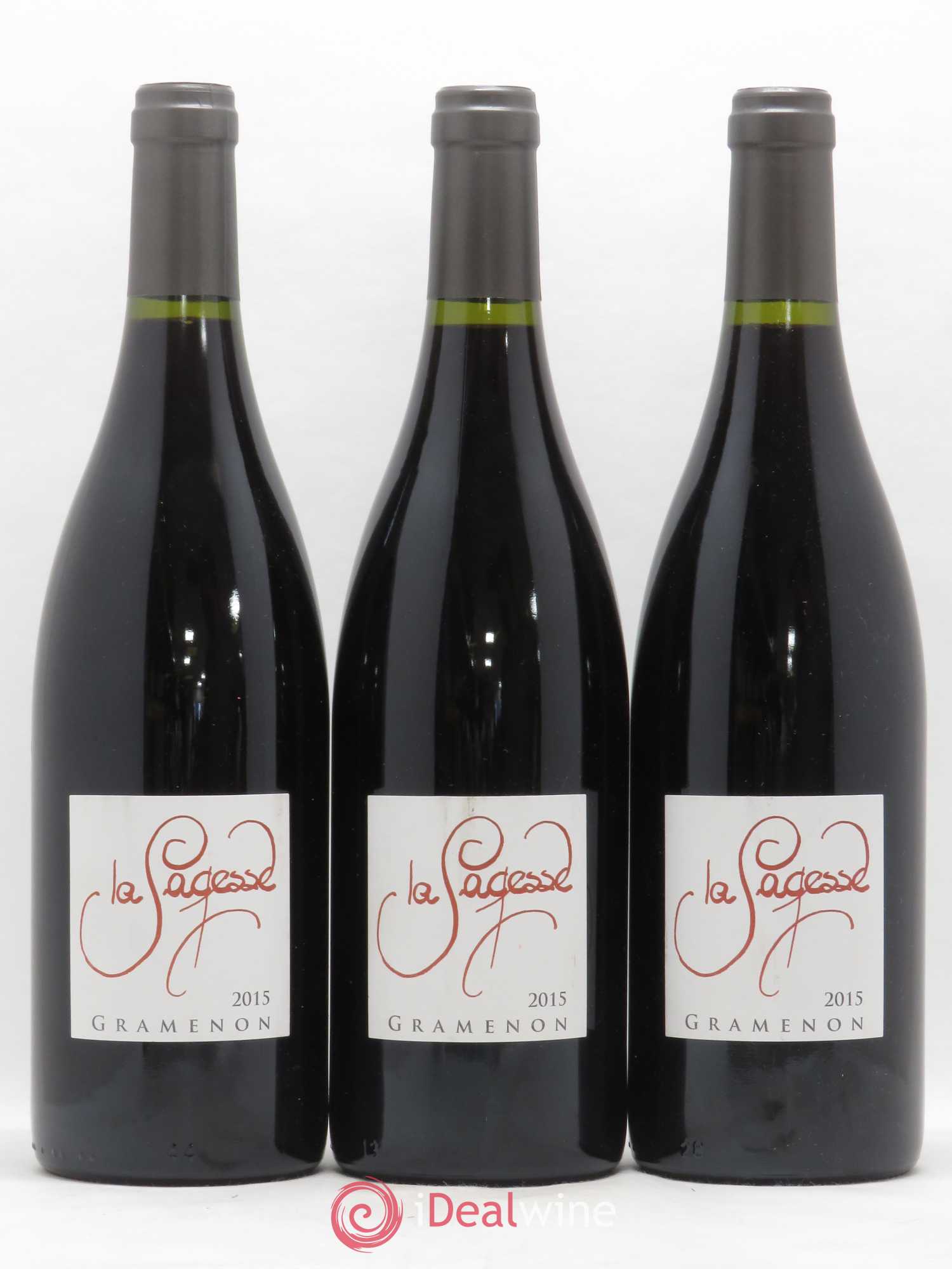 Côtes-du-Rhône La Sagesse Gramenon (Domaine) 2015 - Lot de 3 bouteilles - 0
