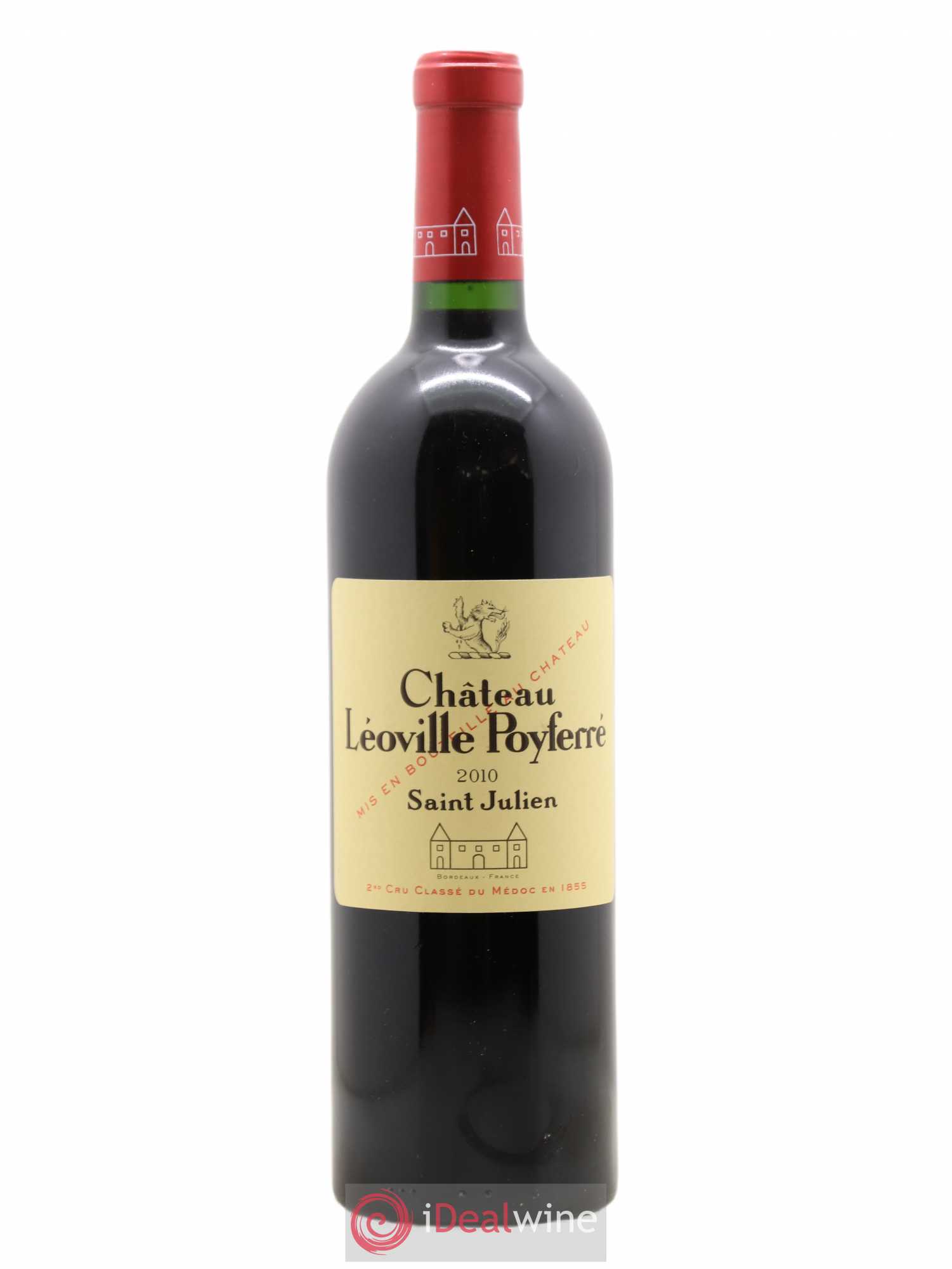 Château Léoville Poyferré 2ème Grand Cru Classé 2010 - Lot de 1 bouteille - 0