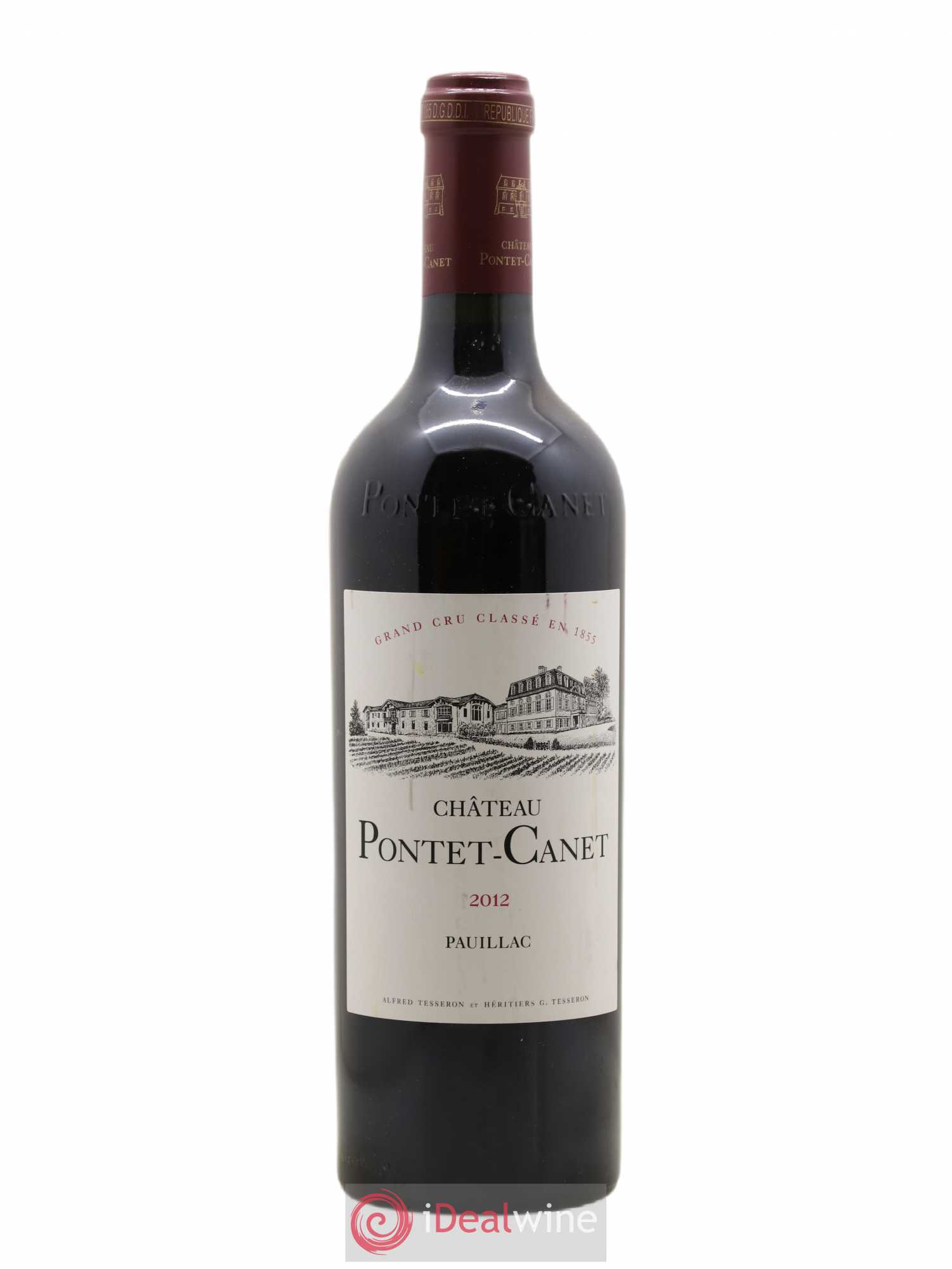 Château Pontet Canet 5ème Grand Cru Classé 2012 - Lot de 1 bouteille - 0