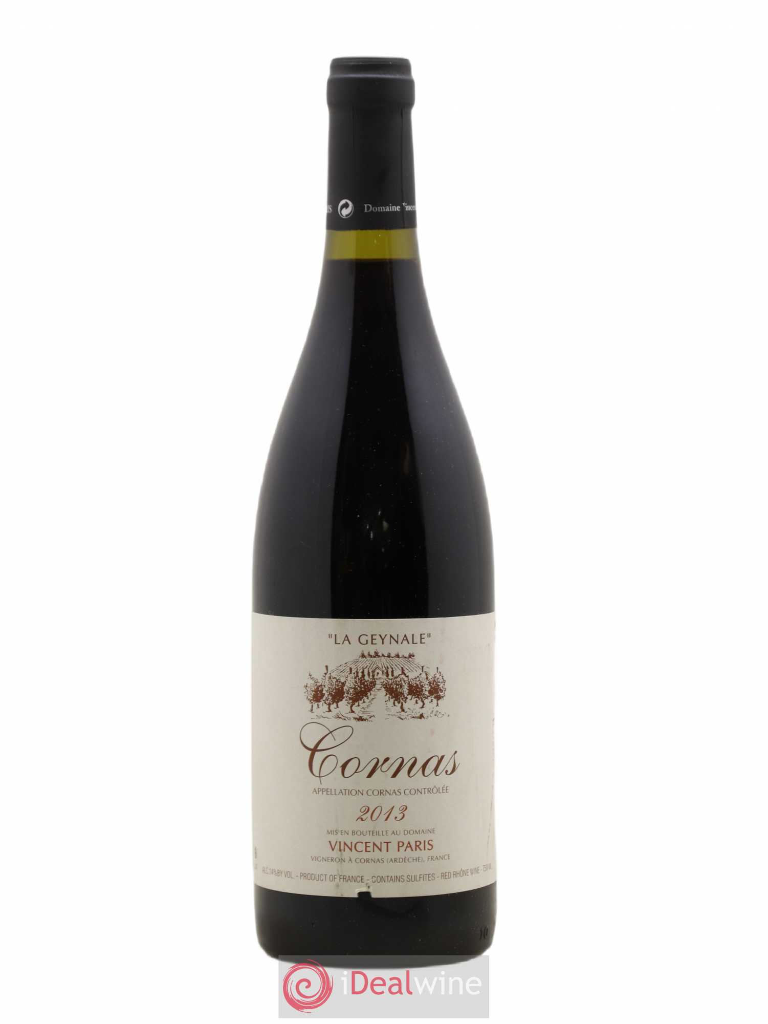 Cornas La Geynale Vincent Paris 2013 - Lot de 1 bouteille - 0
