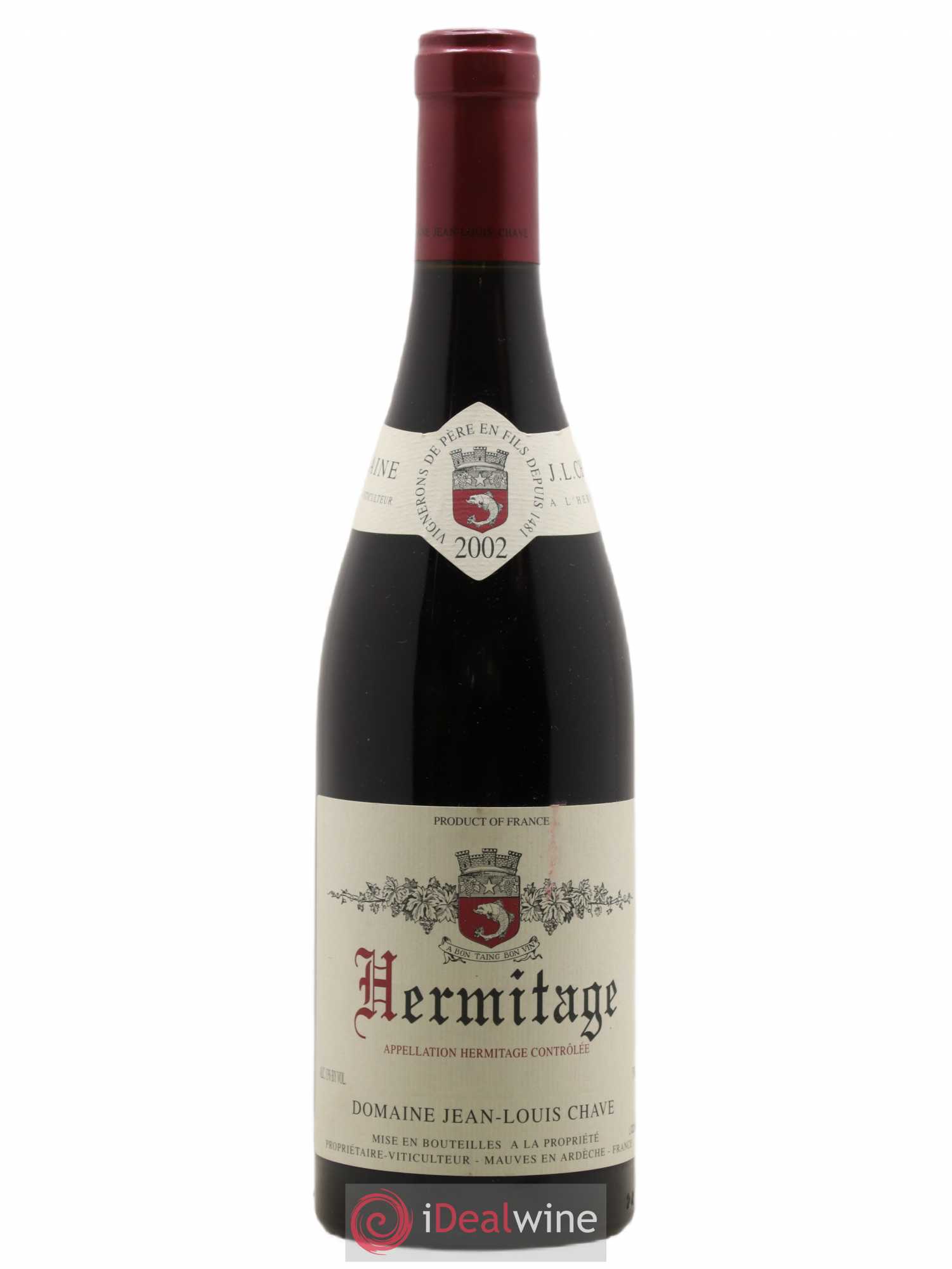 Hermitage Jean-Louis Chave 2002 - Lot de 1 bouteille - 0