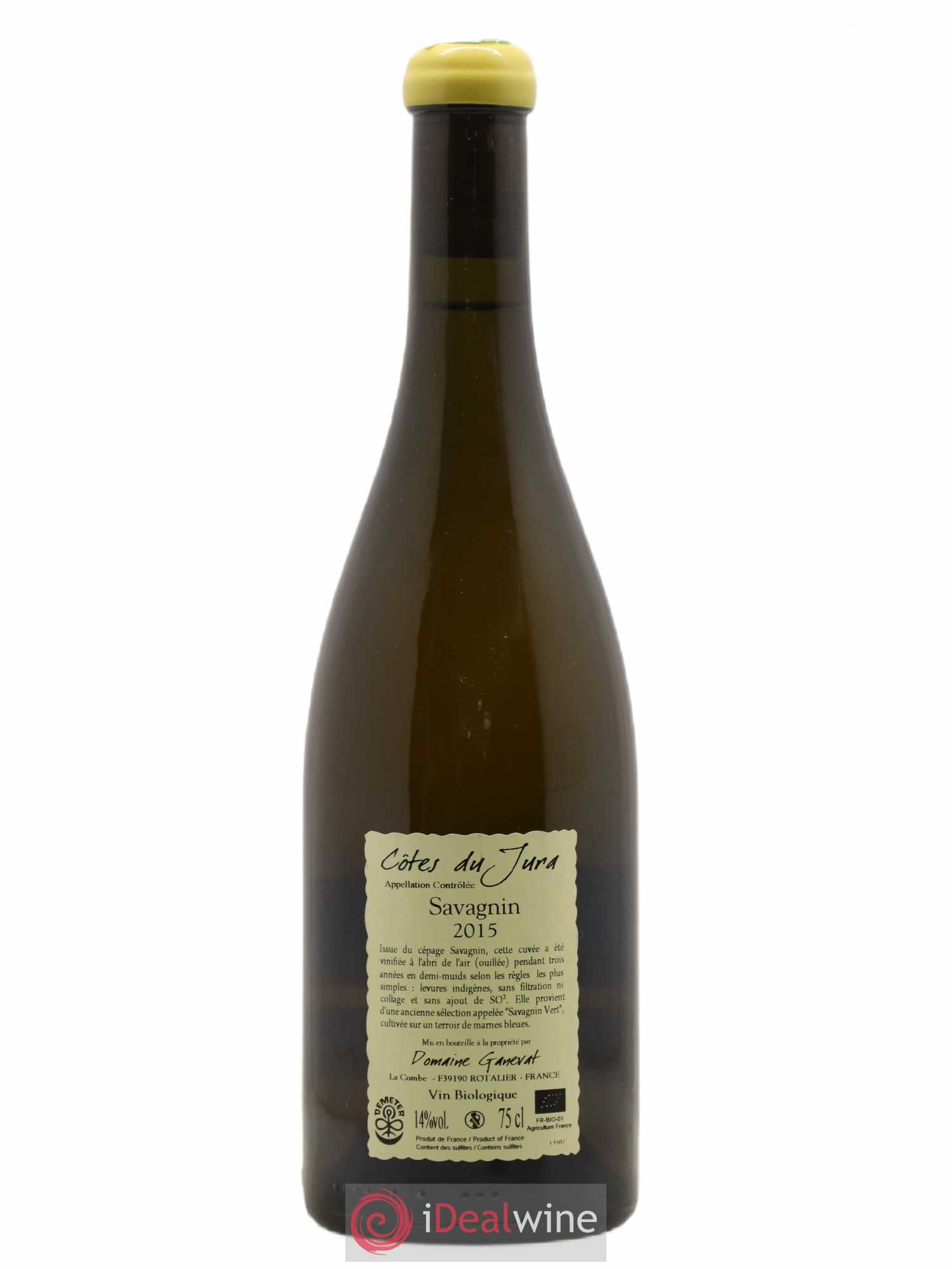 Côtes du Jura Les Chalasses Marnes Bleues Jean-François Ganevat (Domaine) 2015 - Lot de 1 bouteille - 1
