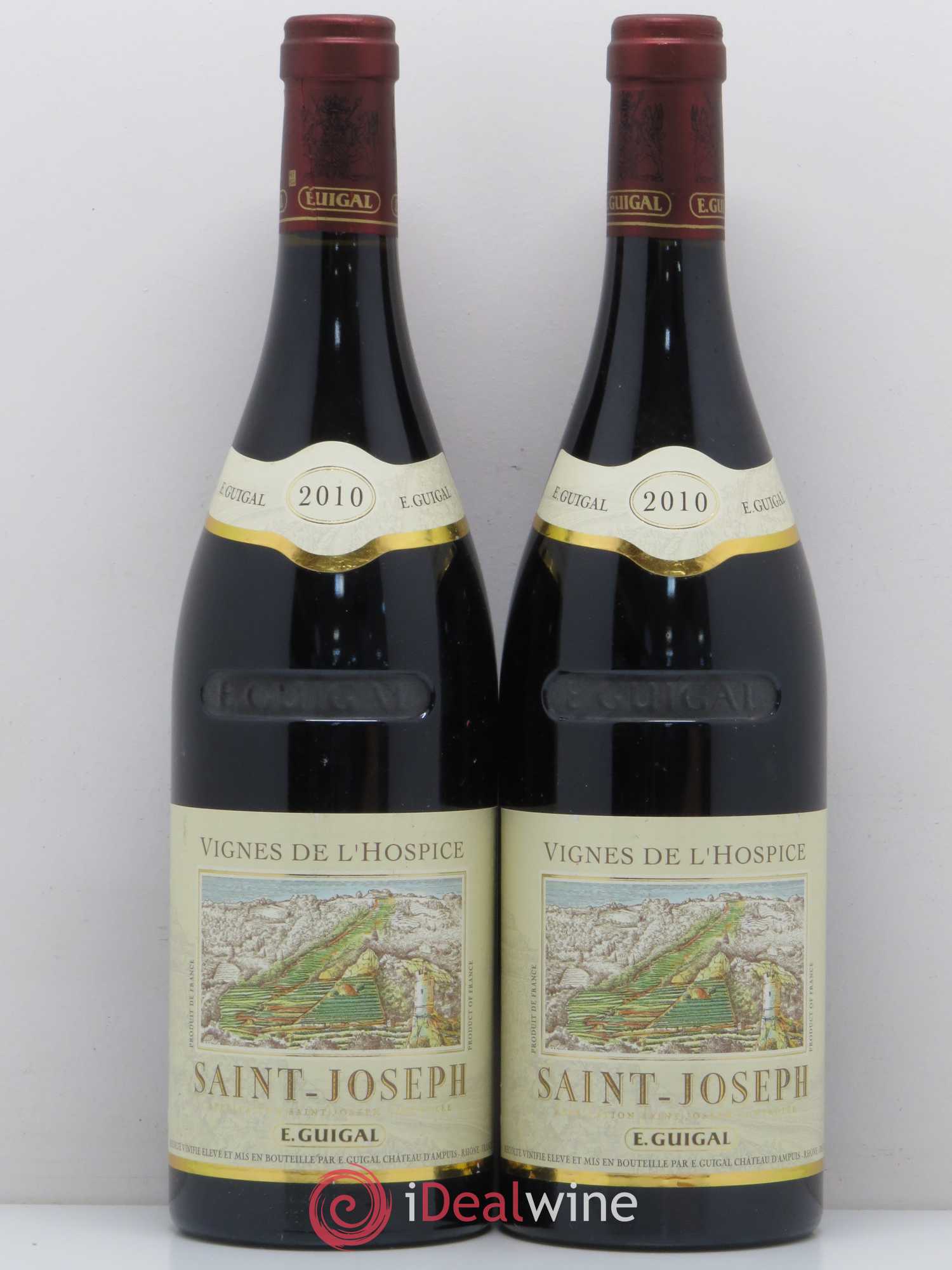 Saint-Joseph Vignes de l'Hospice Guigal 2010 - Lot de 2 bouteilles - 0