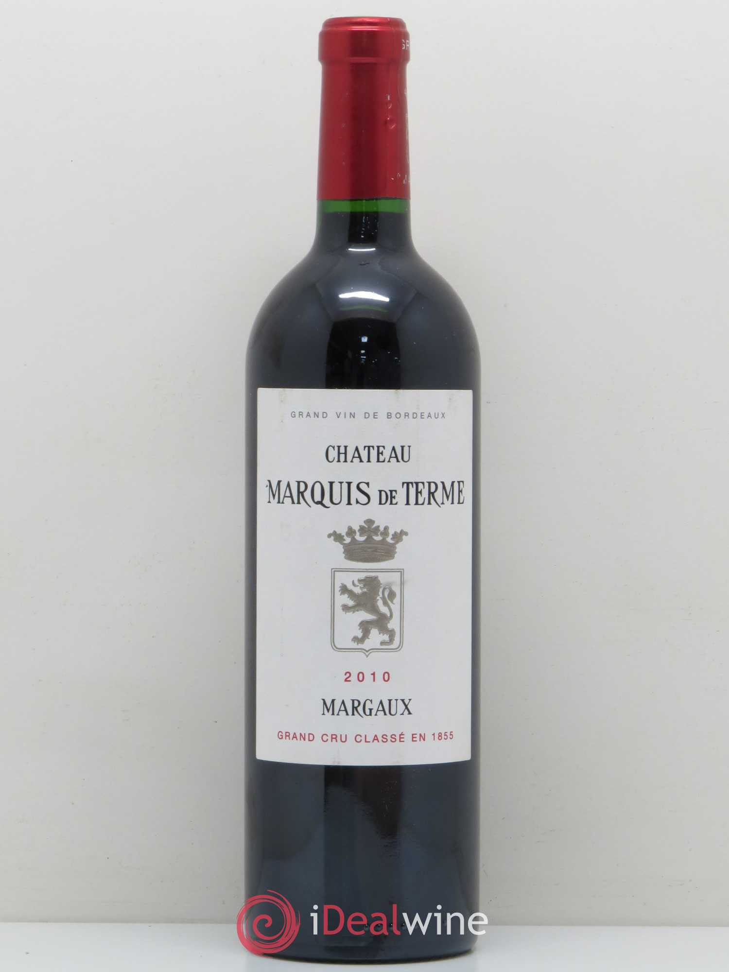 Château Marquis de Terme 4ème Grand Cru Classé 2010 - Lot de 1 bouteille - 0