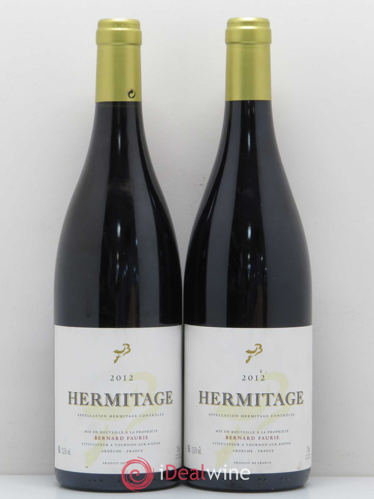 Hermitage Bessard / Meal Bernard Faurie 2012 - Posten von 2 Flaschen - 0